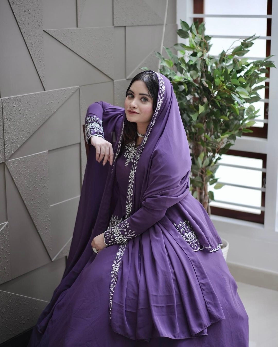 Beautiful Party Wear Look Top With Lehenga & Dupatta Set