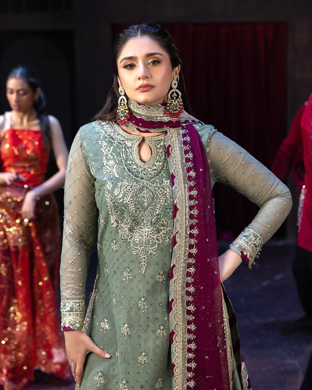 Party Wear Beautiful Top-Bottom And Designer Dupatta