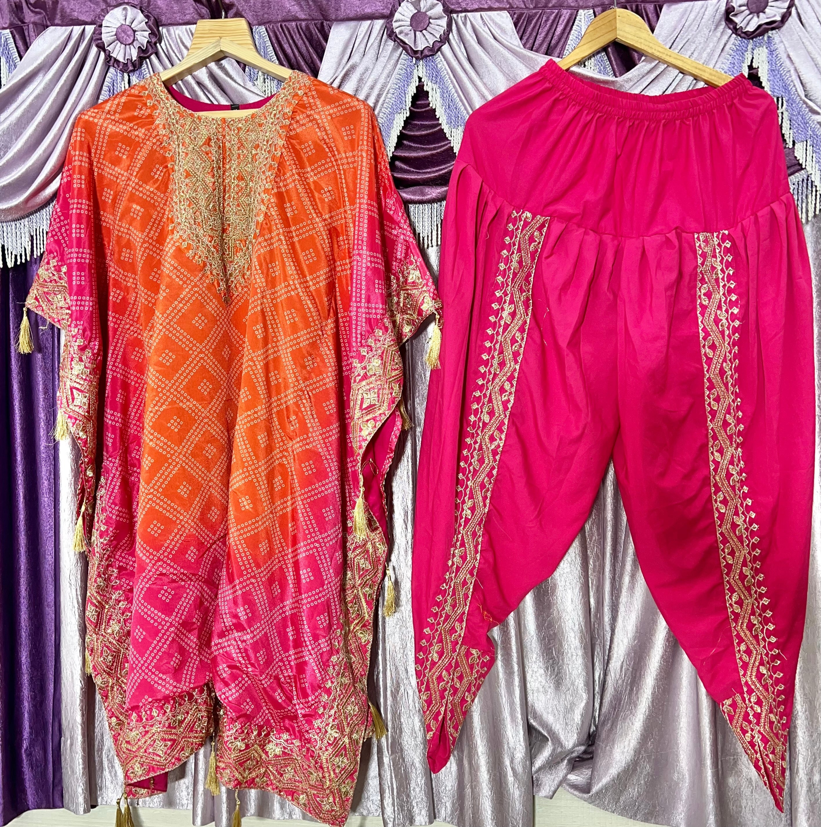 Party Wear Beautiful Top-Bottom With Digital Print