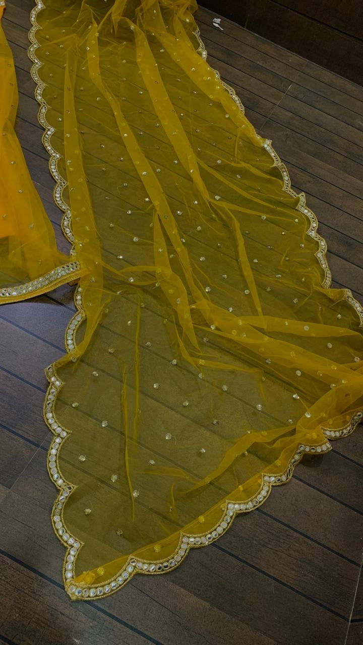 Party Wear Lehenga Choli With Sequence & Paper Mirror Work