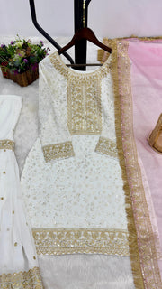 Party Wear Designer Top-Bottom And Fancy Dupatta
