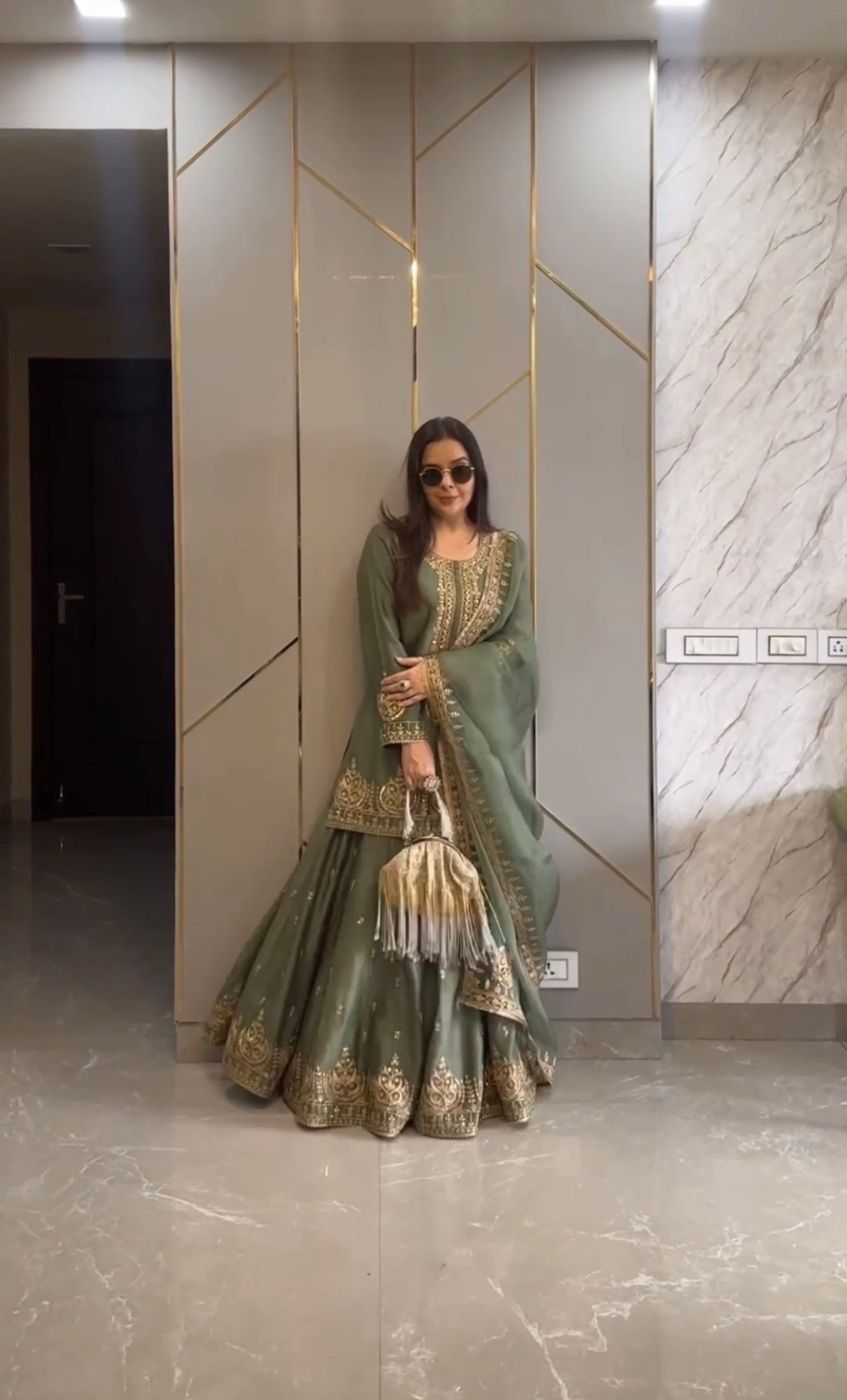 Party Wear Top-Bottom And Dupatta Set Fully Stitched Ready To Wear