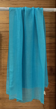 CYAN BLUE SCARF