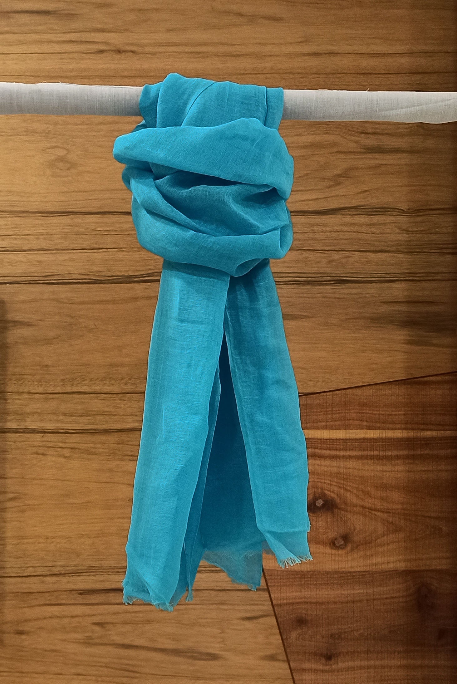 CYAN BLUE SCARF