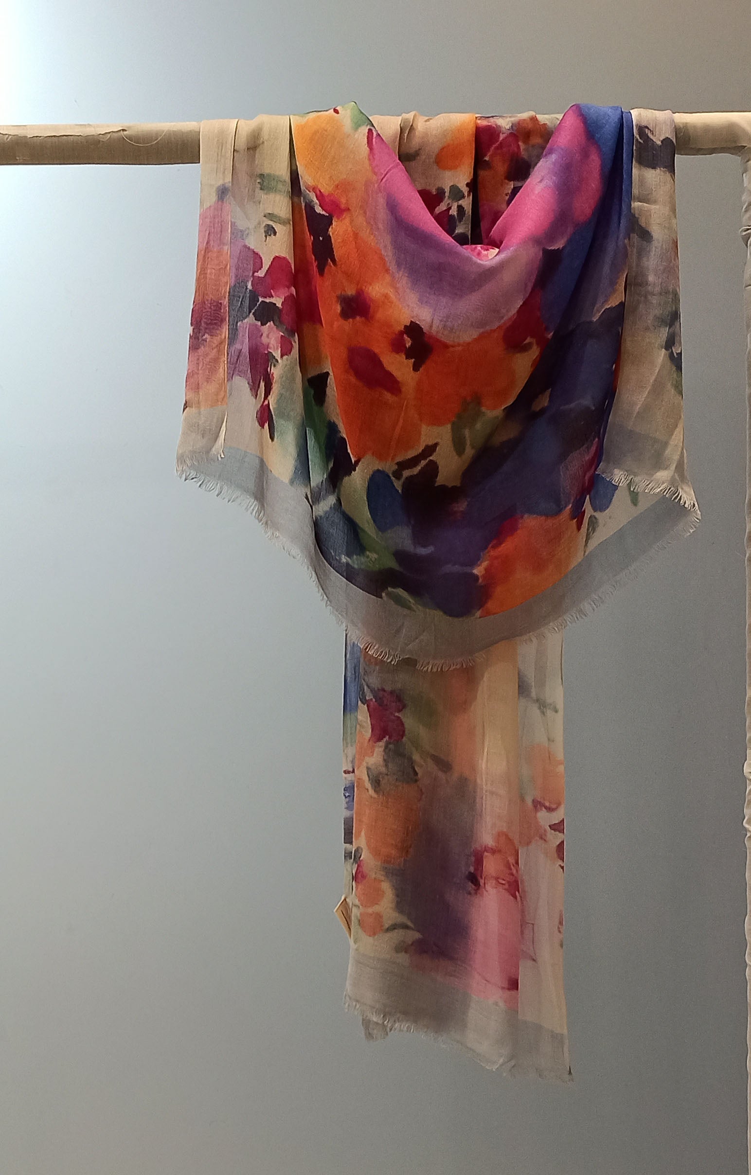 FALL FLOWER SCARF
