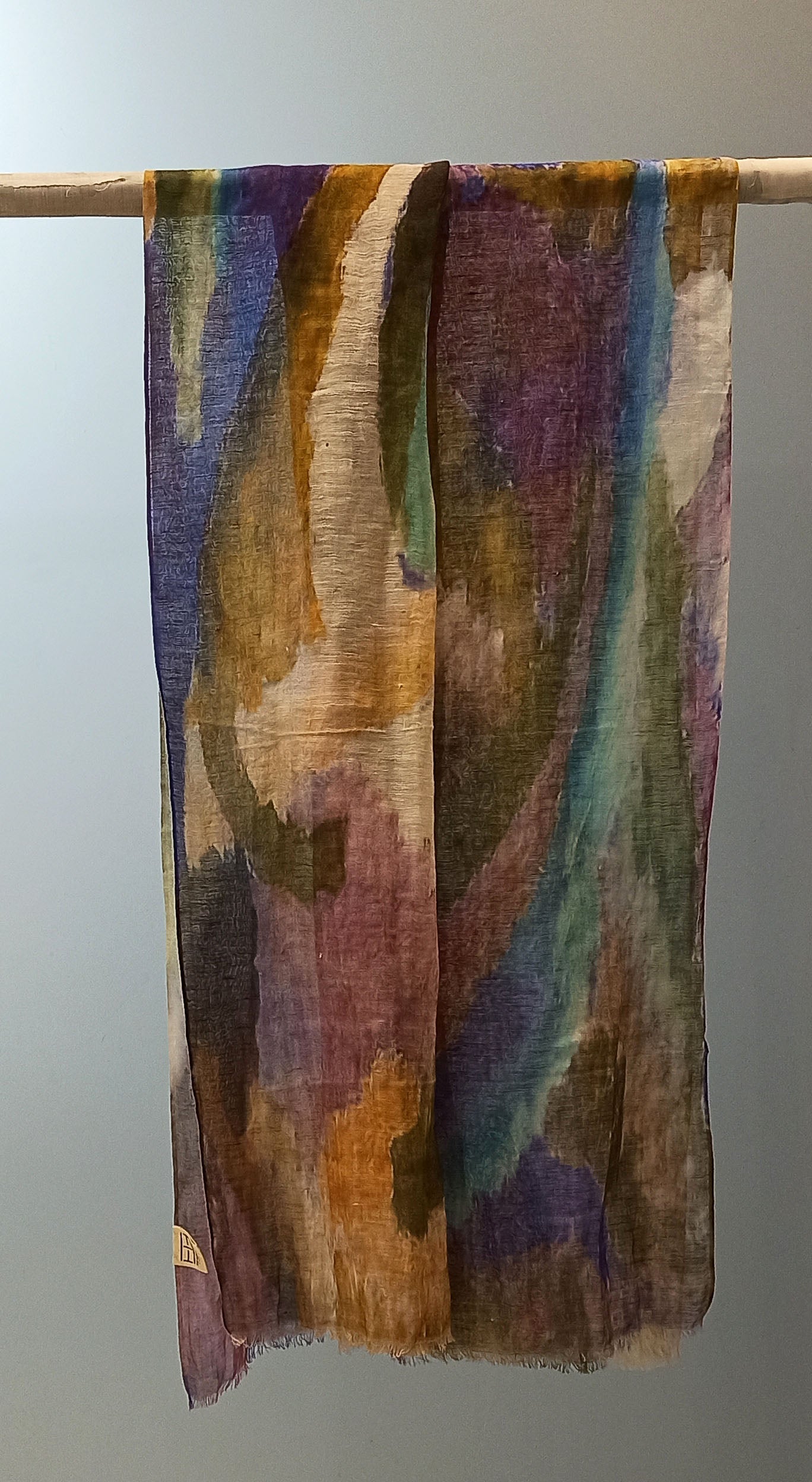 IMPRESSIONIST STROKES SCARF