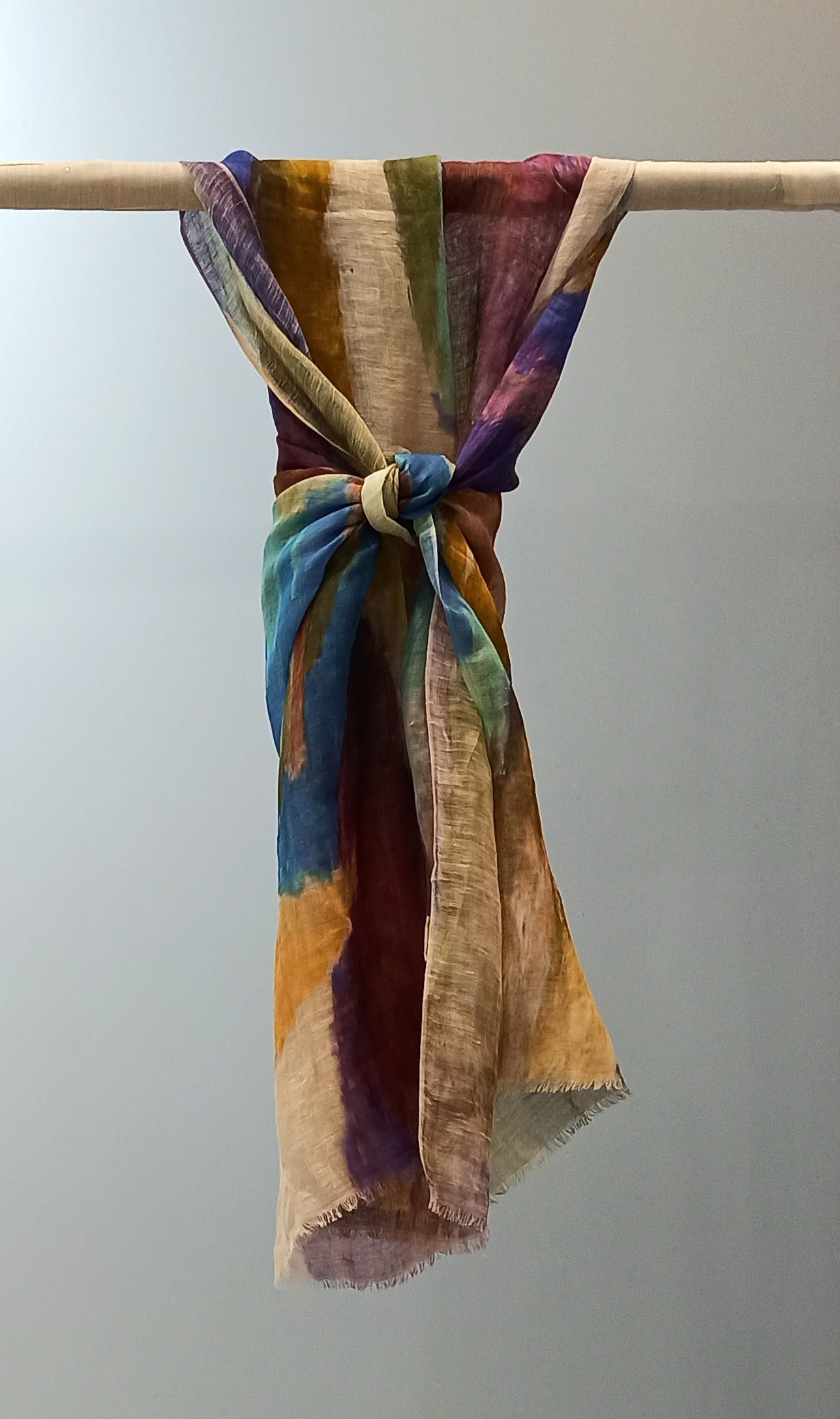 IMPRESSIONIST STROKES SCARF
