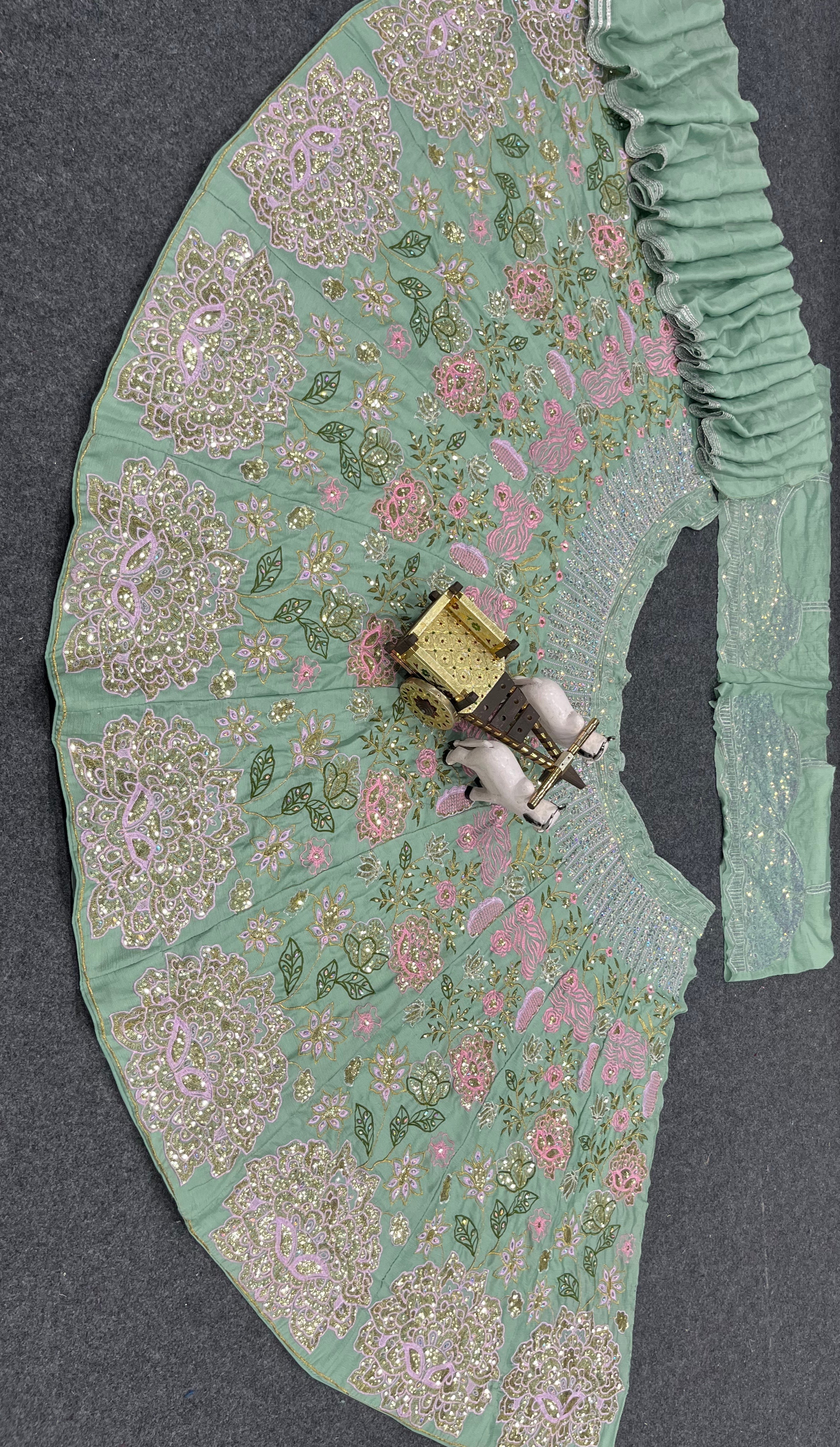 Party Wear Lehenga Choli With Sequence Embroidery Work