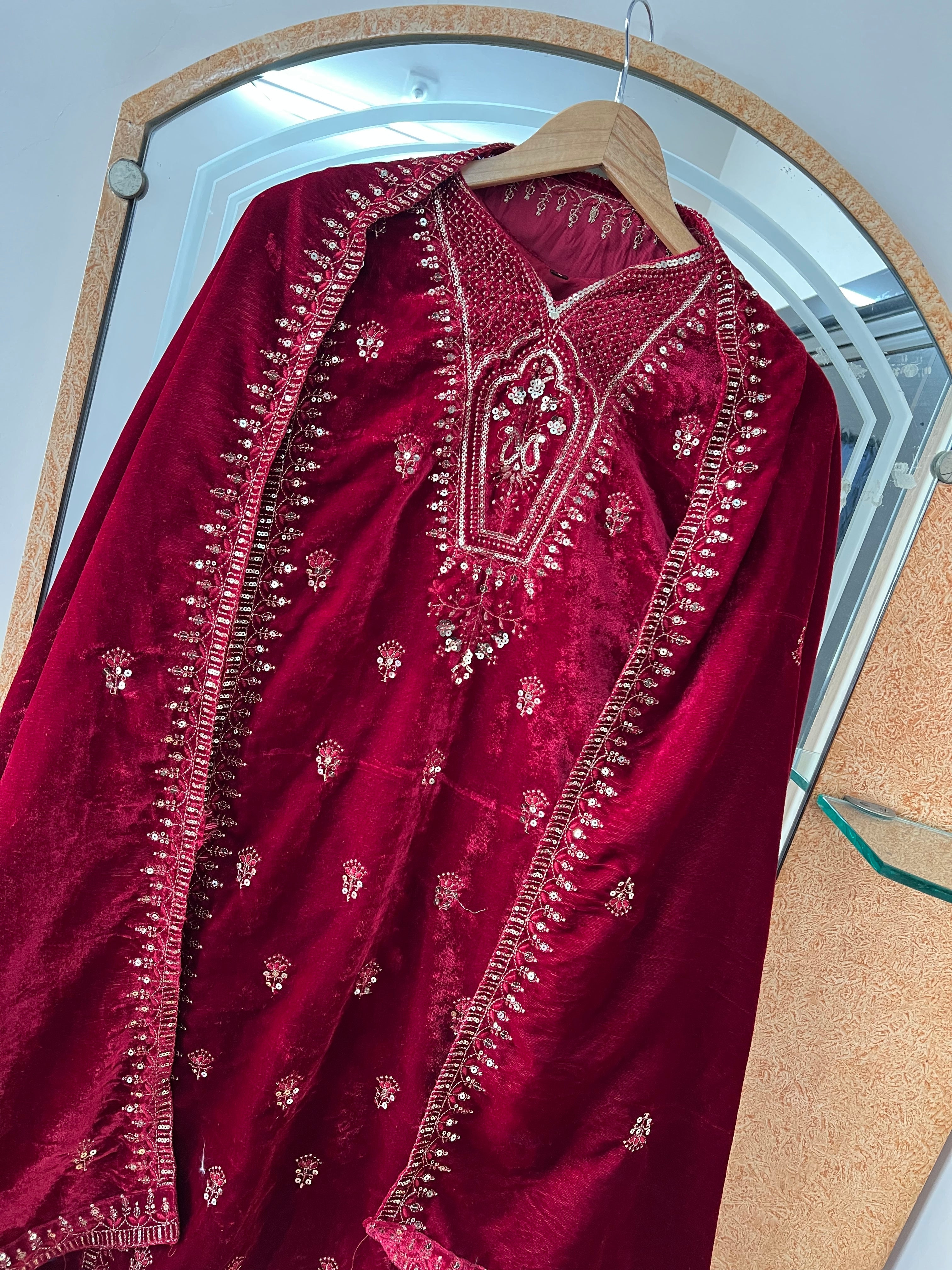 Designer Party Wear Top-Bottom And Beautiful Dupatta