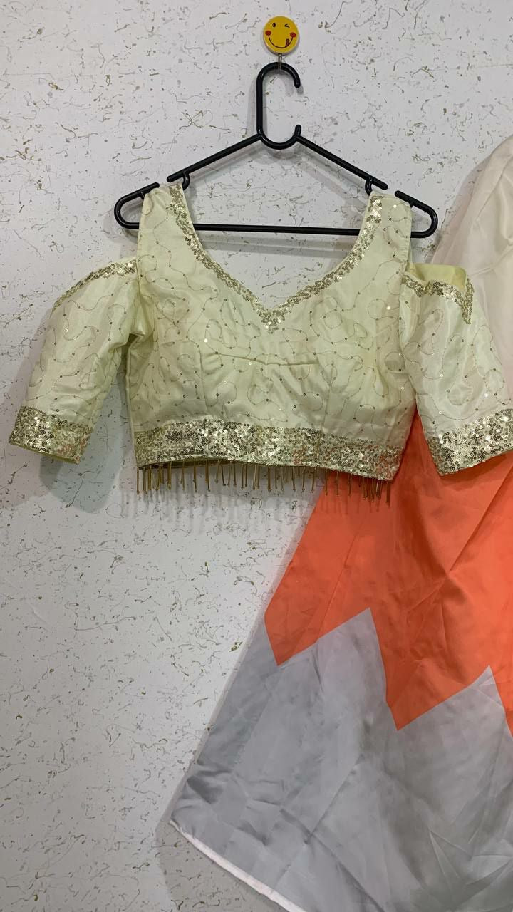 Party Wear Designer Lehenga Choli With Sequence Work