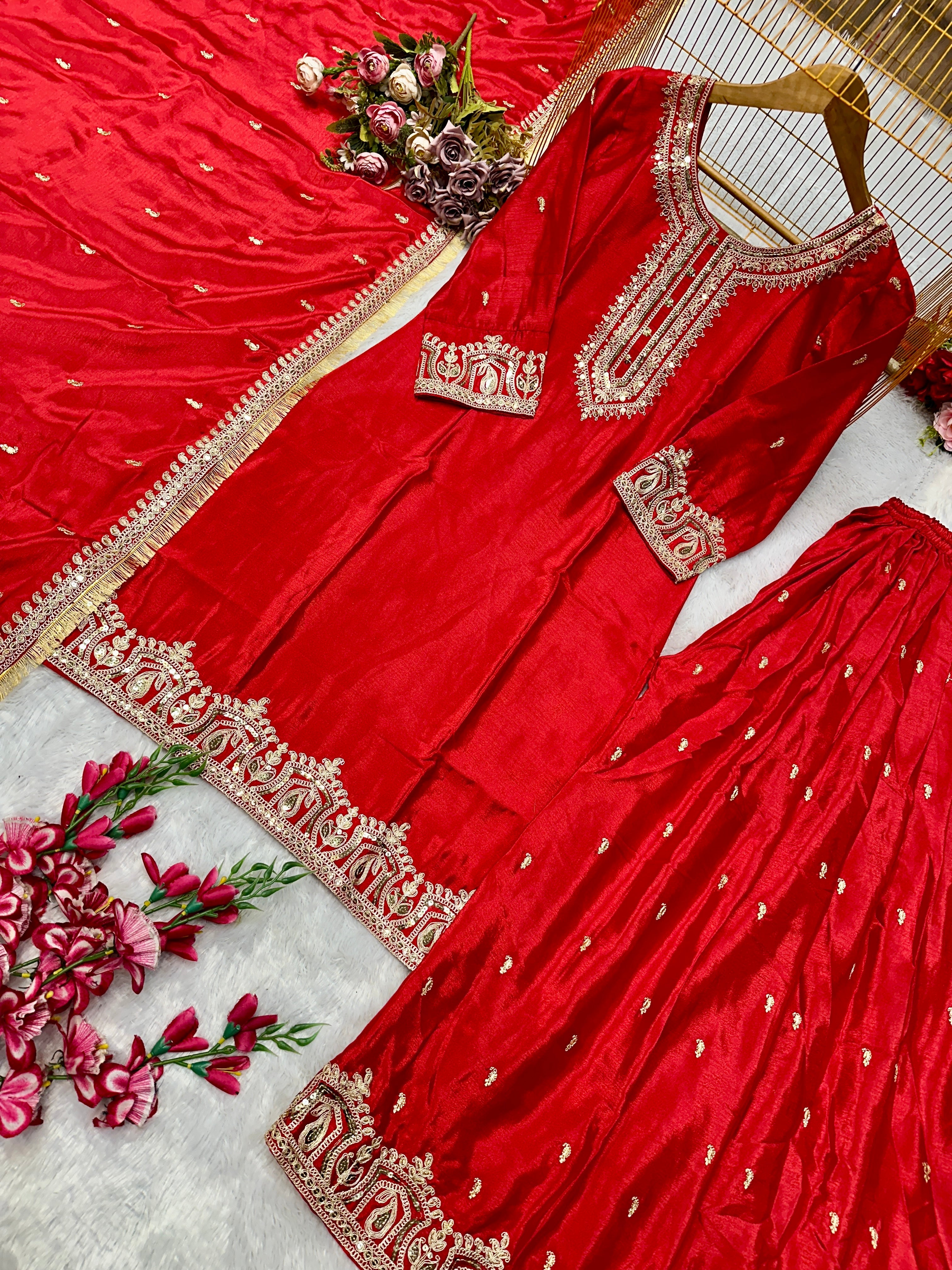 Party Wear Designer Suit Bottom And Beautiful Dupatta