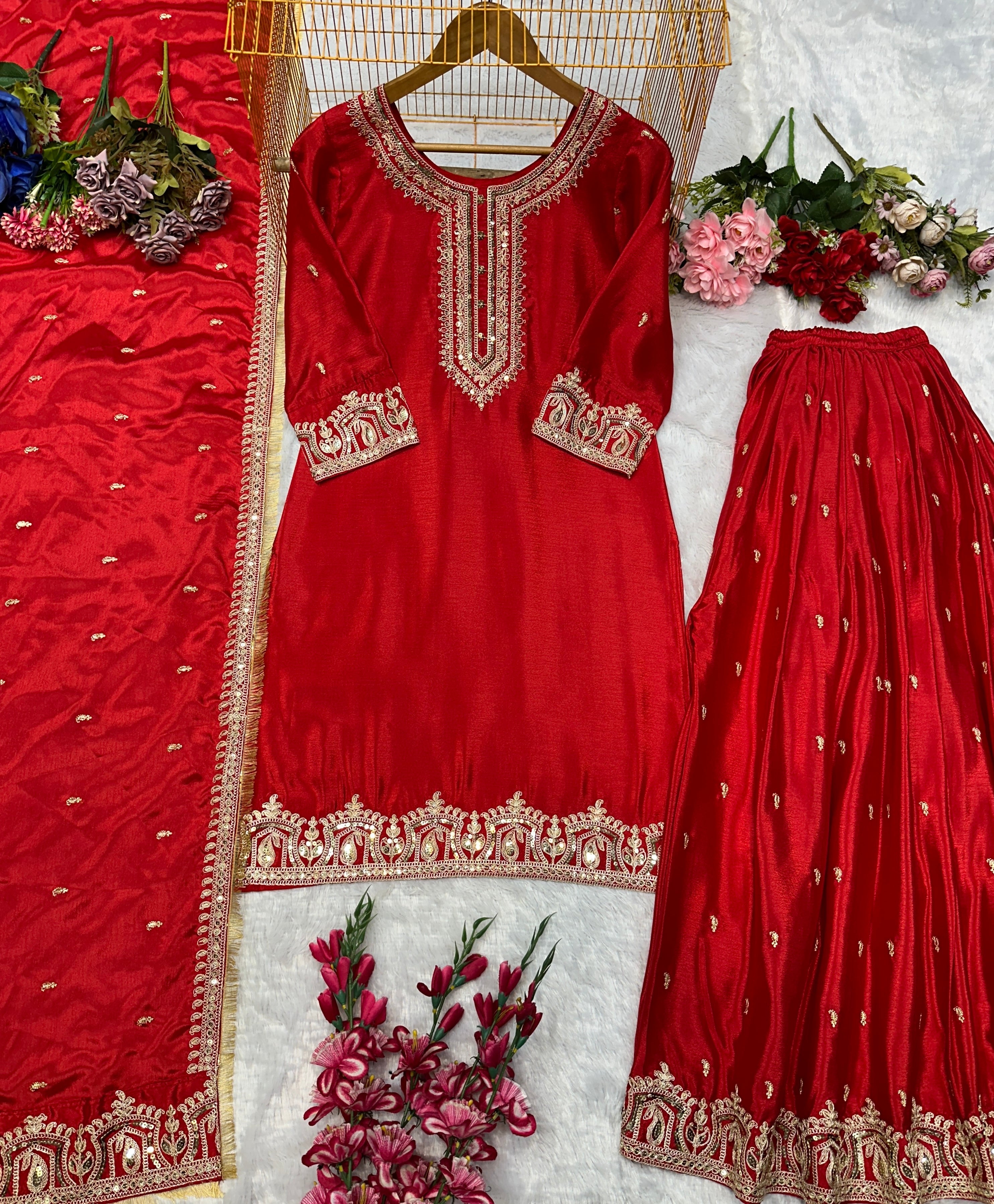 Party Wear Designer Suit Bottom And Beautiful Dupatta