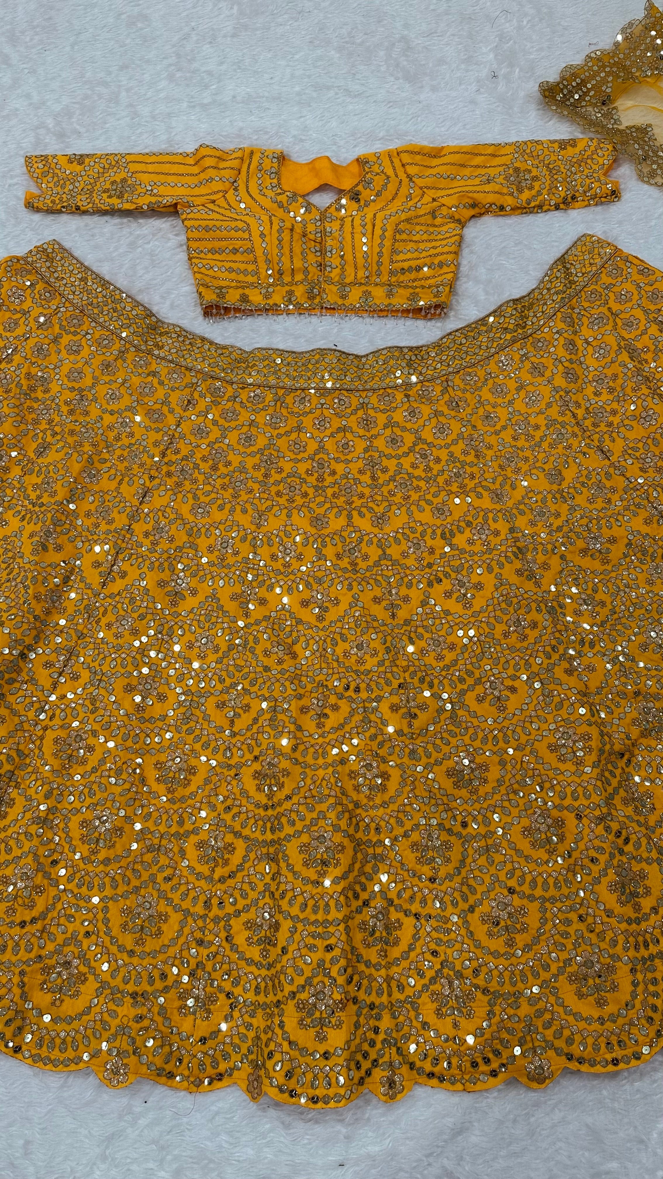 Designer Party Wear Lehenga Choli With Sequence & Dori Work
