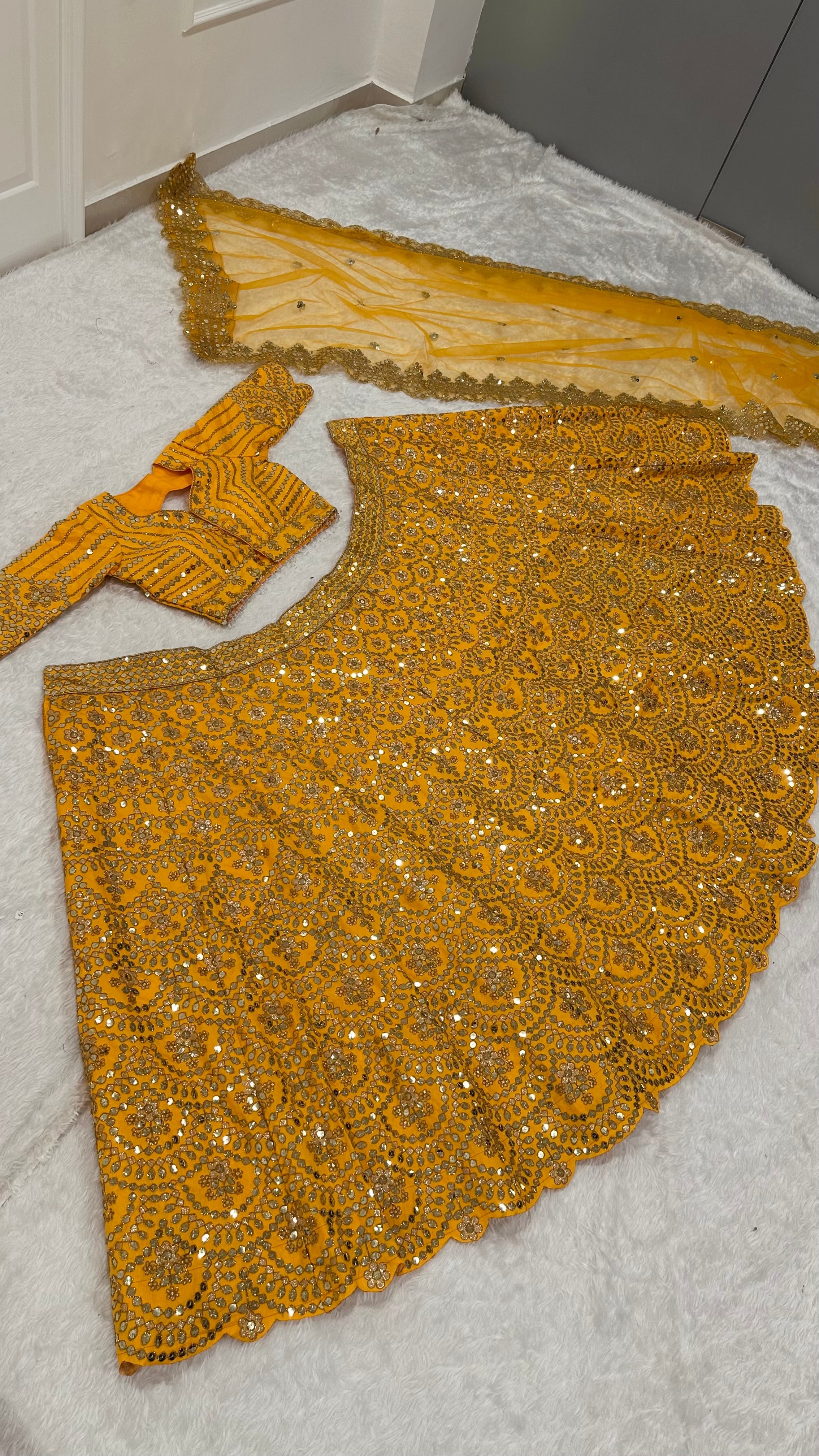 Designer Party Wear Lehenga Choli With Sequence & Dori Work