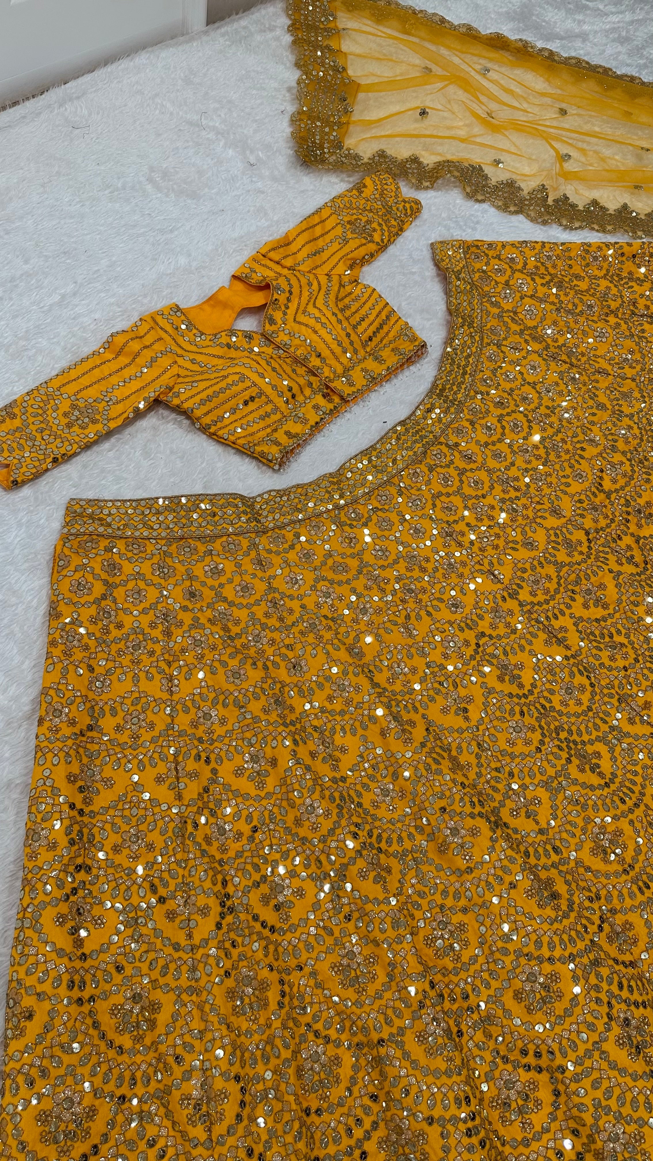 Designer Party Wear Lehenga Choli With Sequence & Dori Work