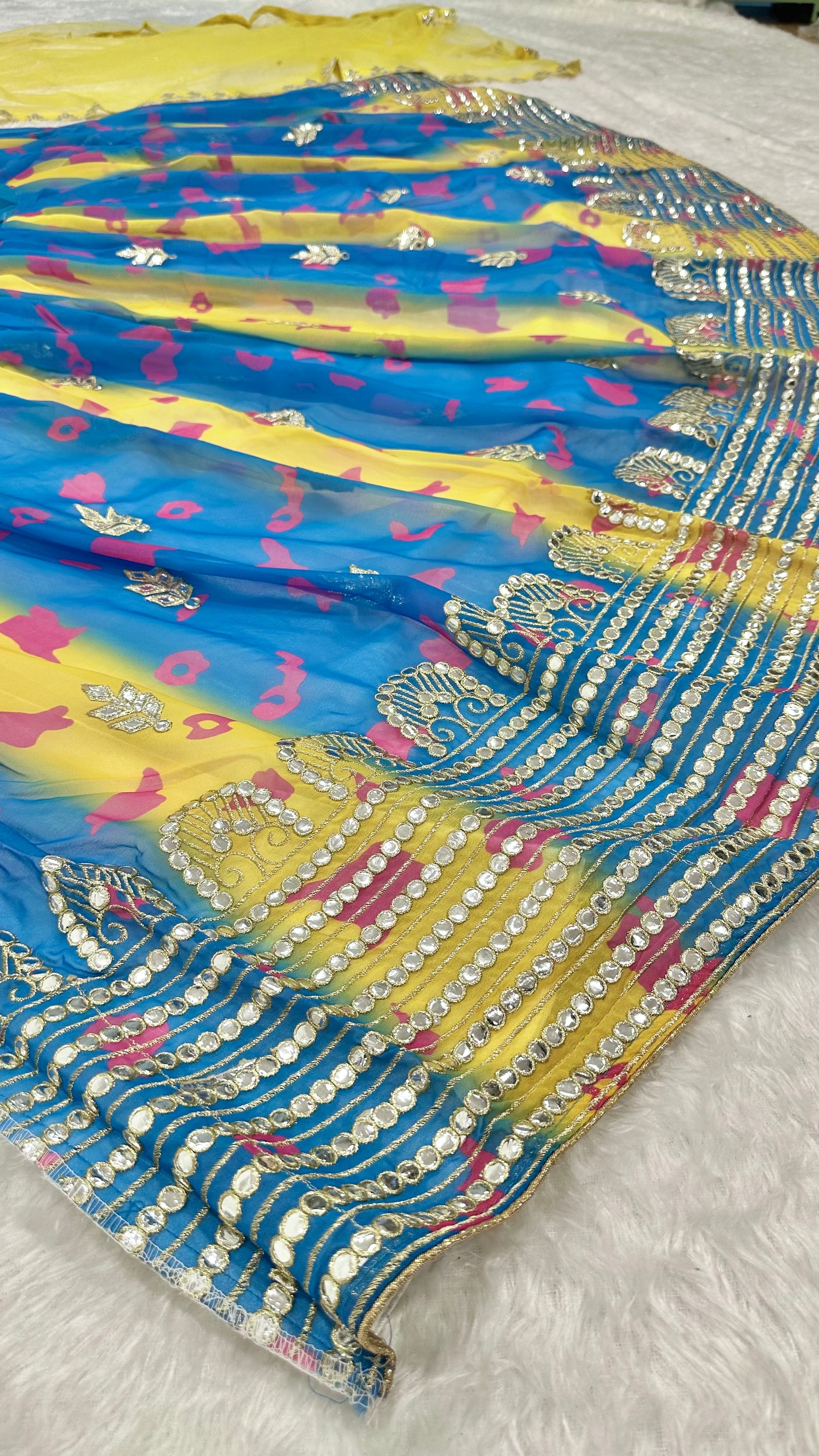 Beautiful Party Wear Lehenga Choli With Digital Print