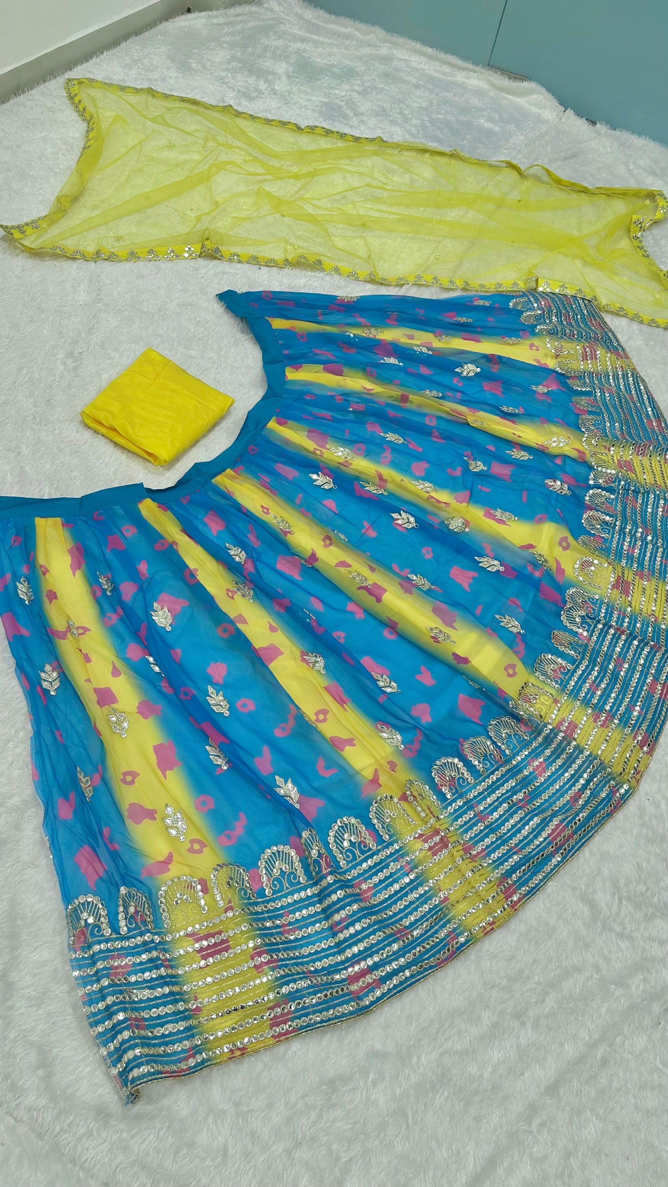 Beautiful Party Wear Lehenga Choli With Digital Print