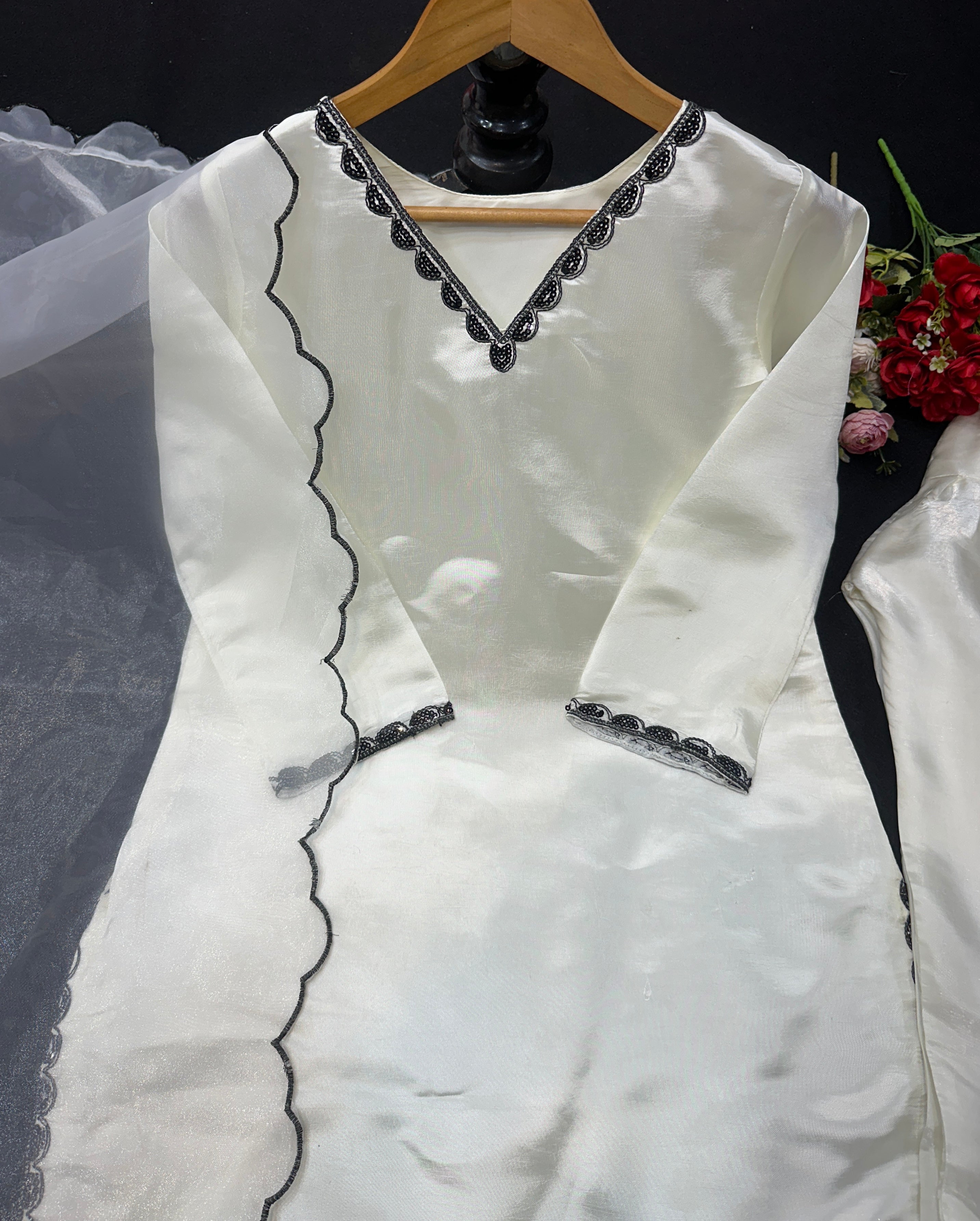 Party Wear Designer Top And Bottom With Fancy Dupatta