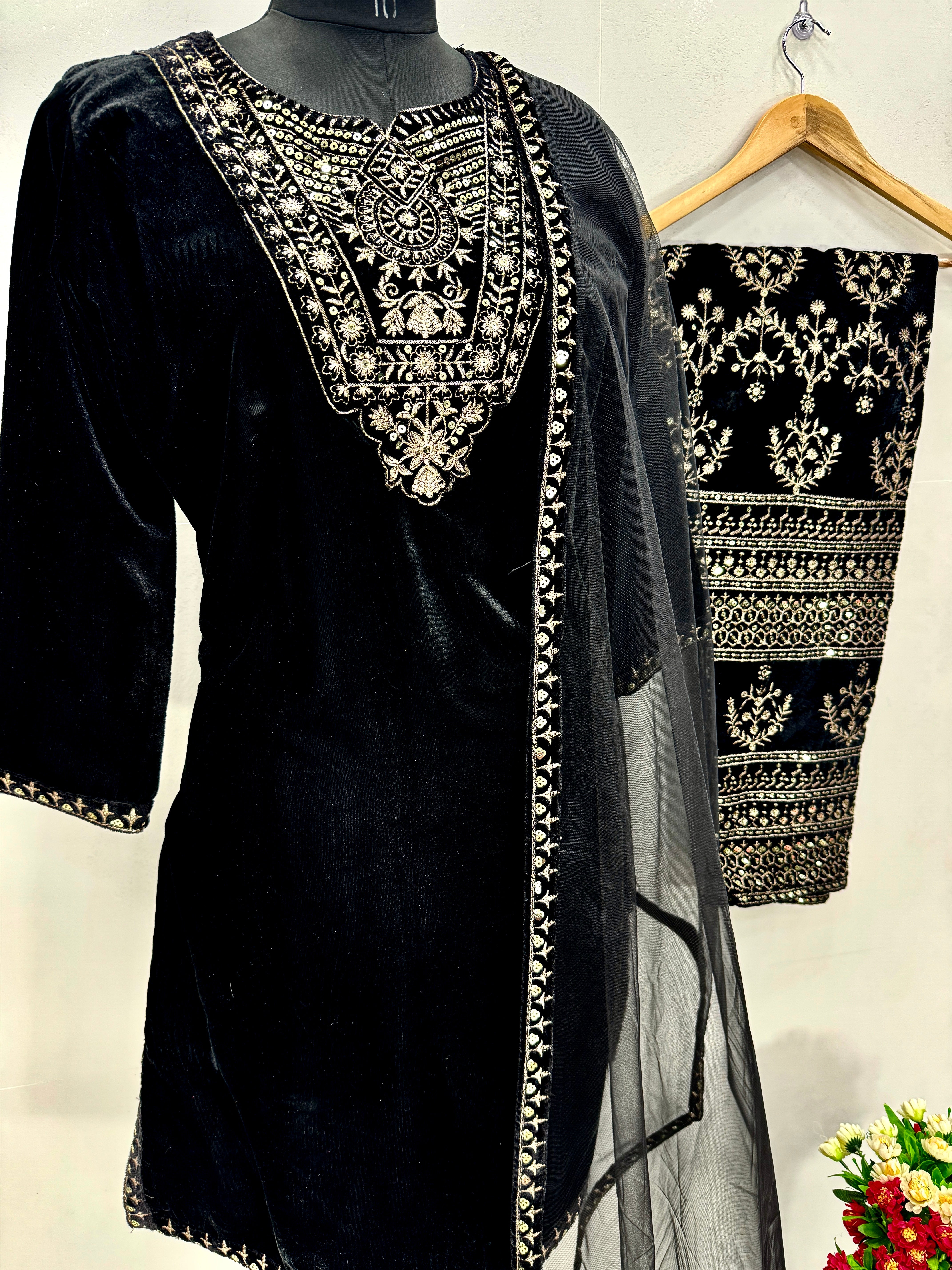 Beautiful Party Wear Suit Pent And Dupatta