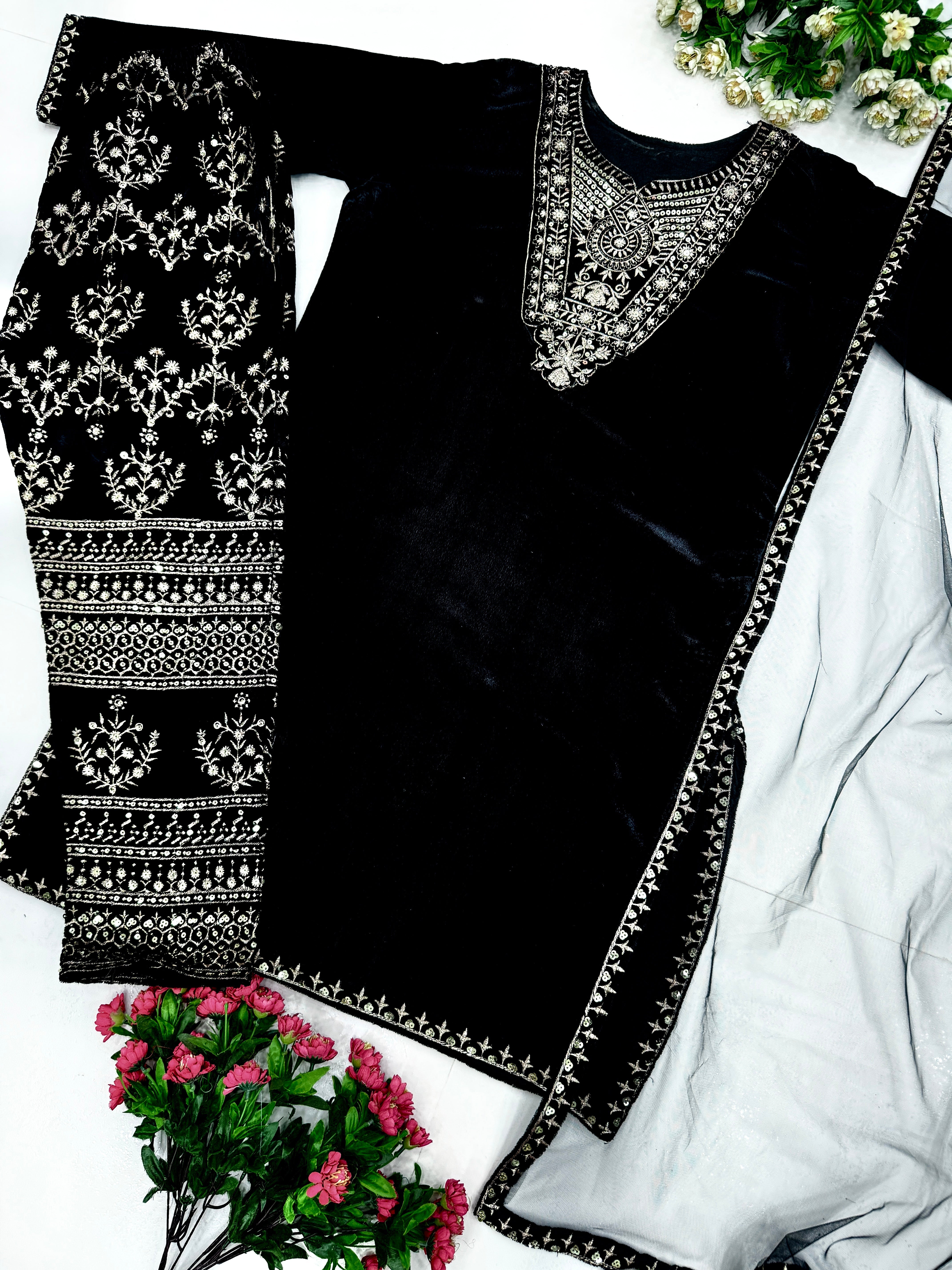 Beautiful Party Wear Suit Pent And Dupatta
