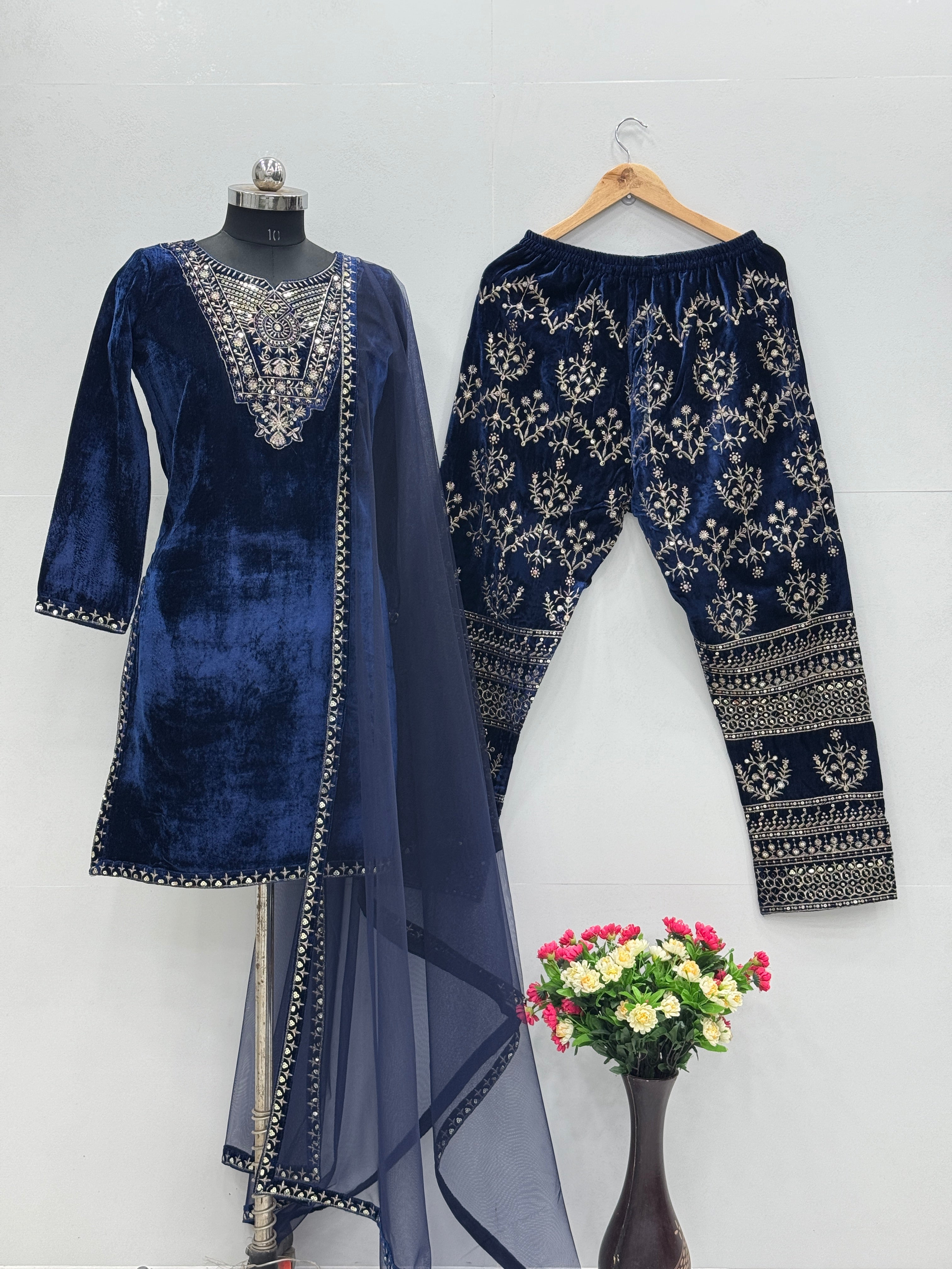 Beautiful Party Wear Suit Pent And Dupatta