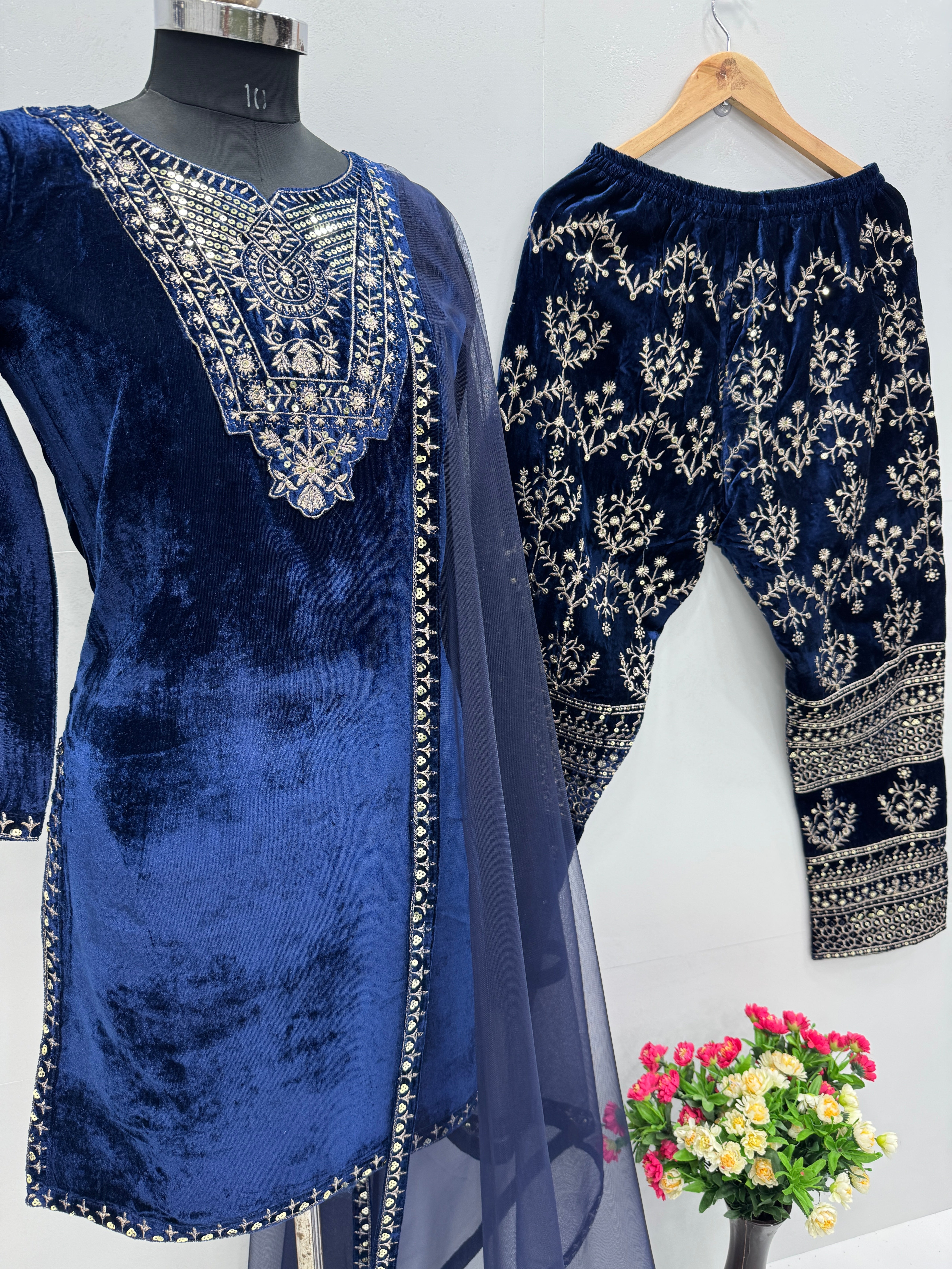 Beautiful Party Wear Suit Pent And Dupatta