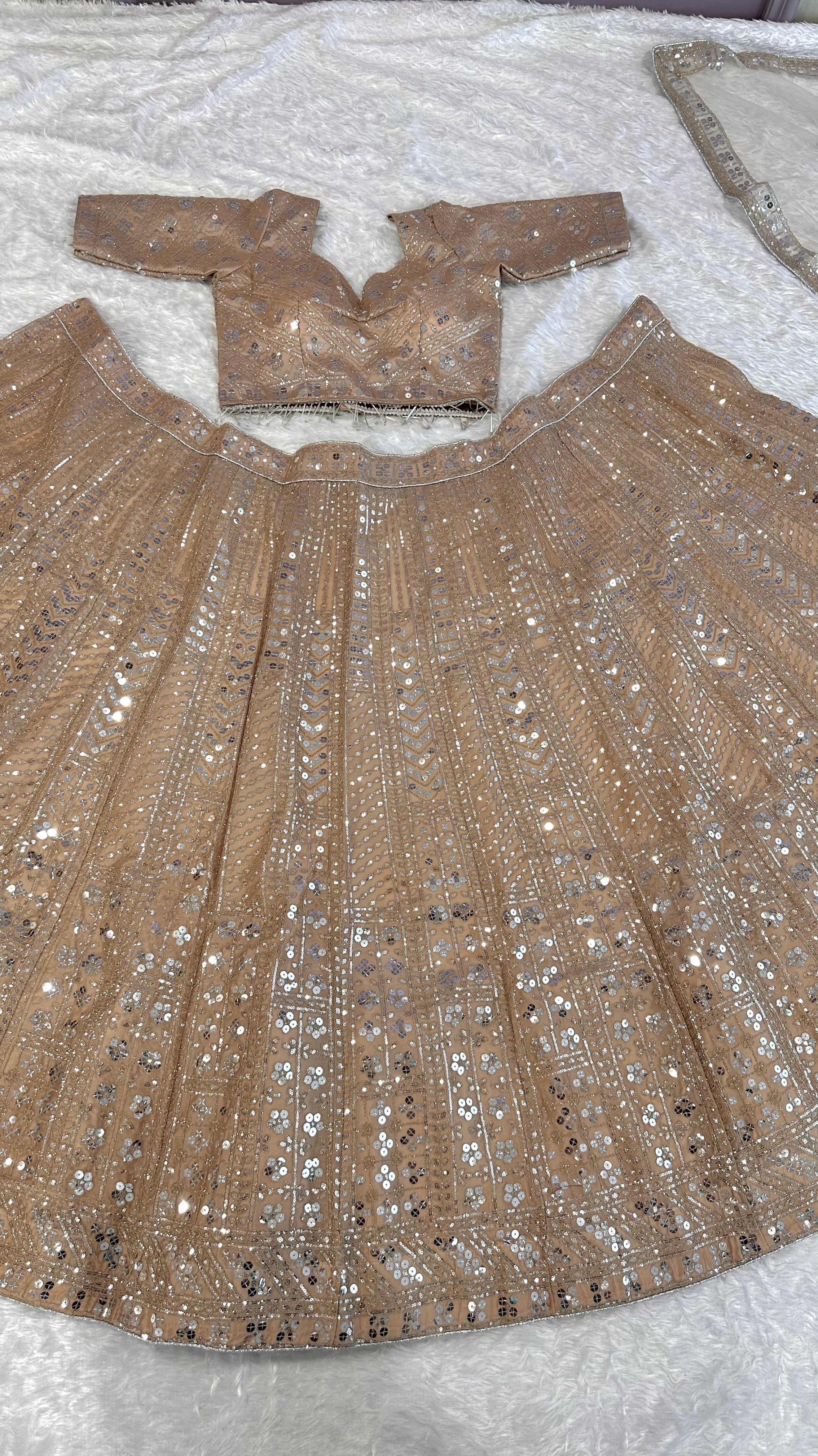 Party Wear Lehenga Choli With Sequence & Dori work