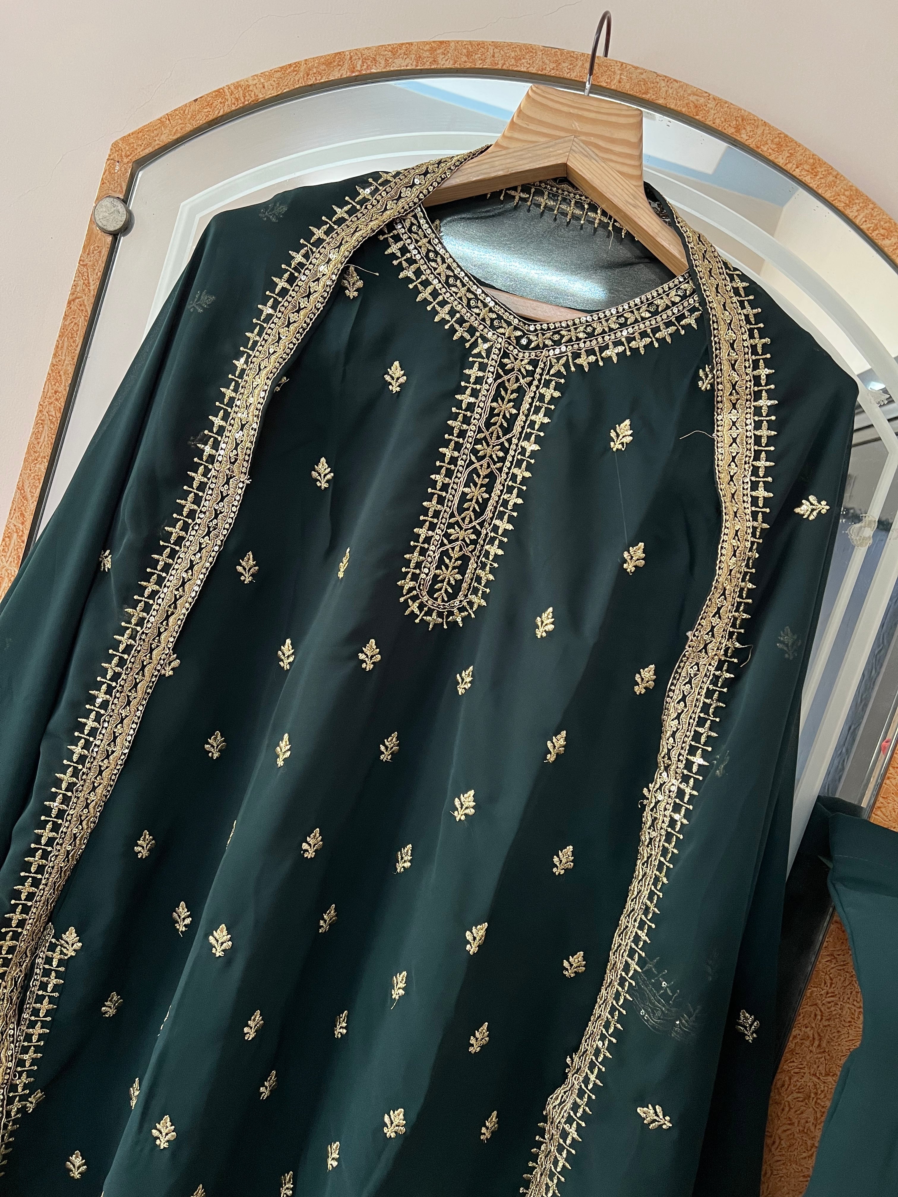 Party Wear Designer Top-Bottom And Beautiful Dupatta