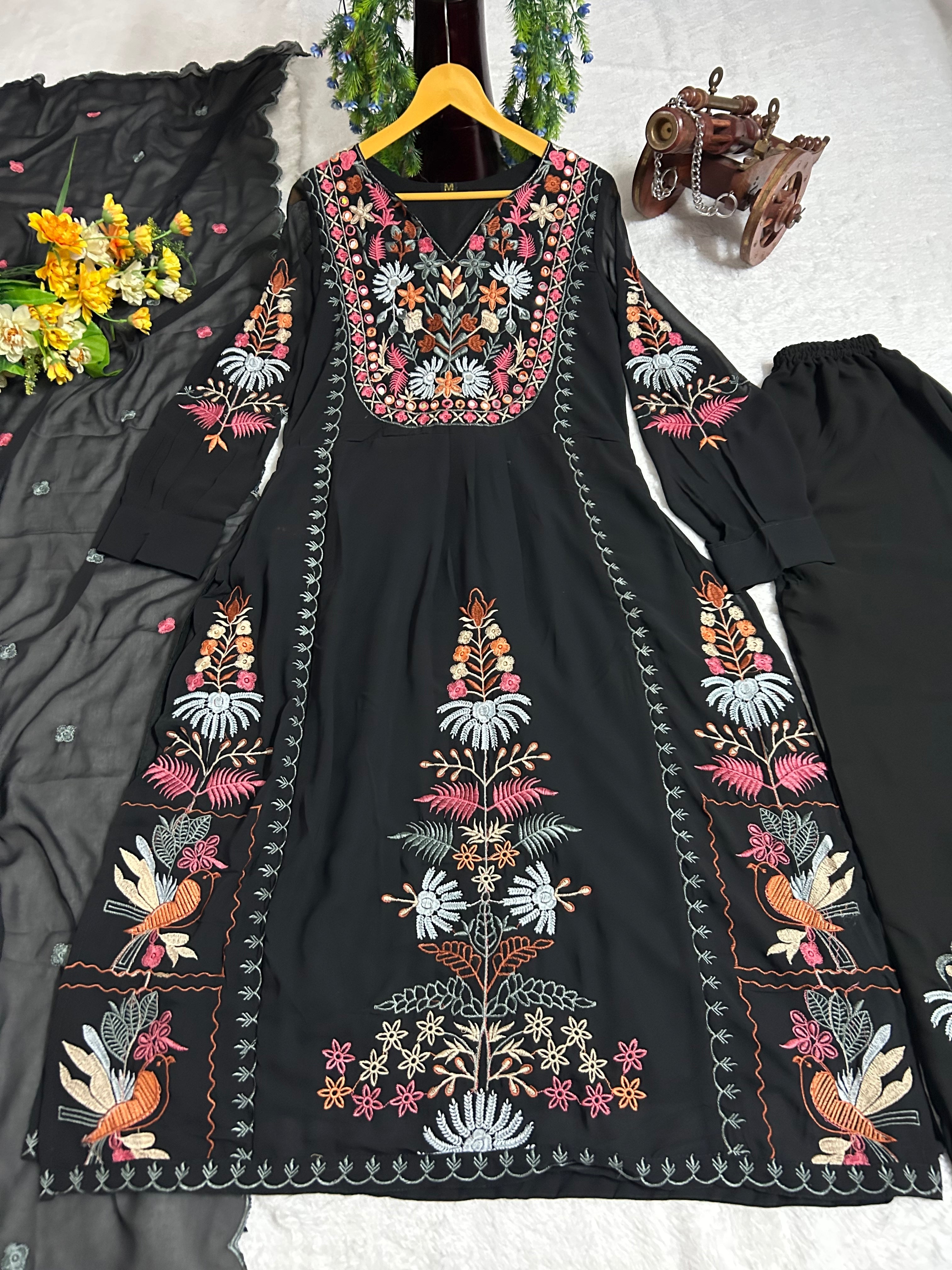 Party Wear Designer Suit Set With Beautiful Dupatta