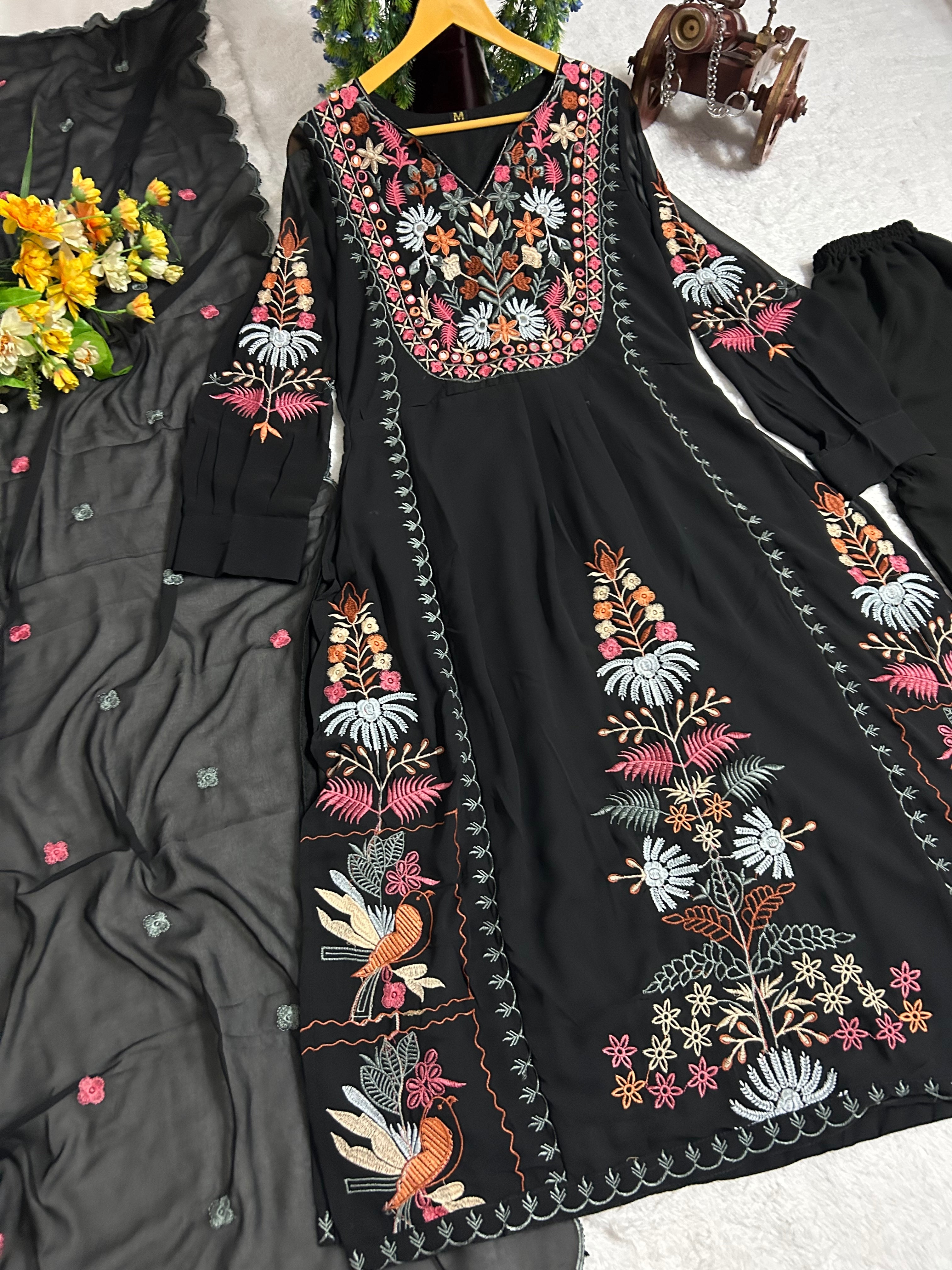 Party Wear Beautiful Top And Bottom With Dupatta