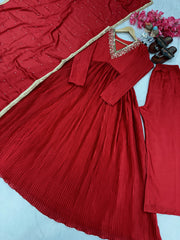 Alia cut Anarkali Gown, Dupatta & Bottom Set