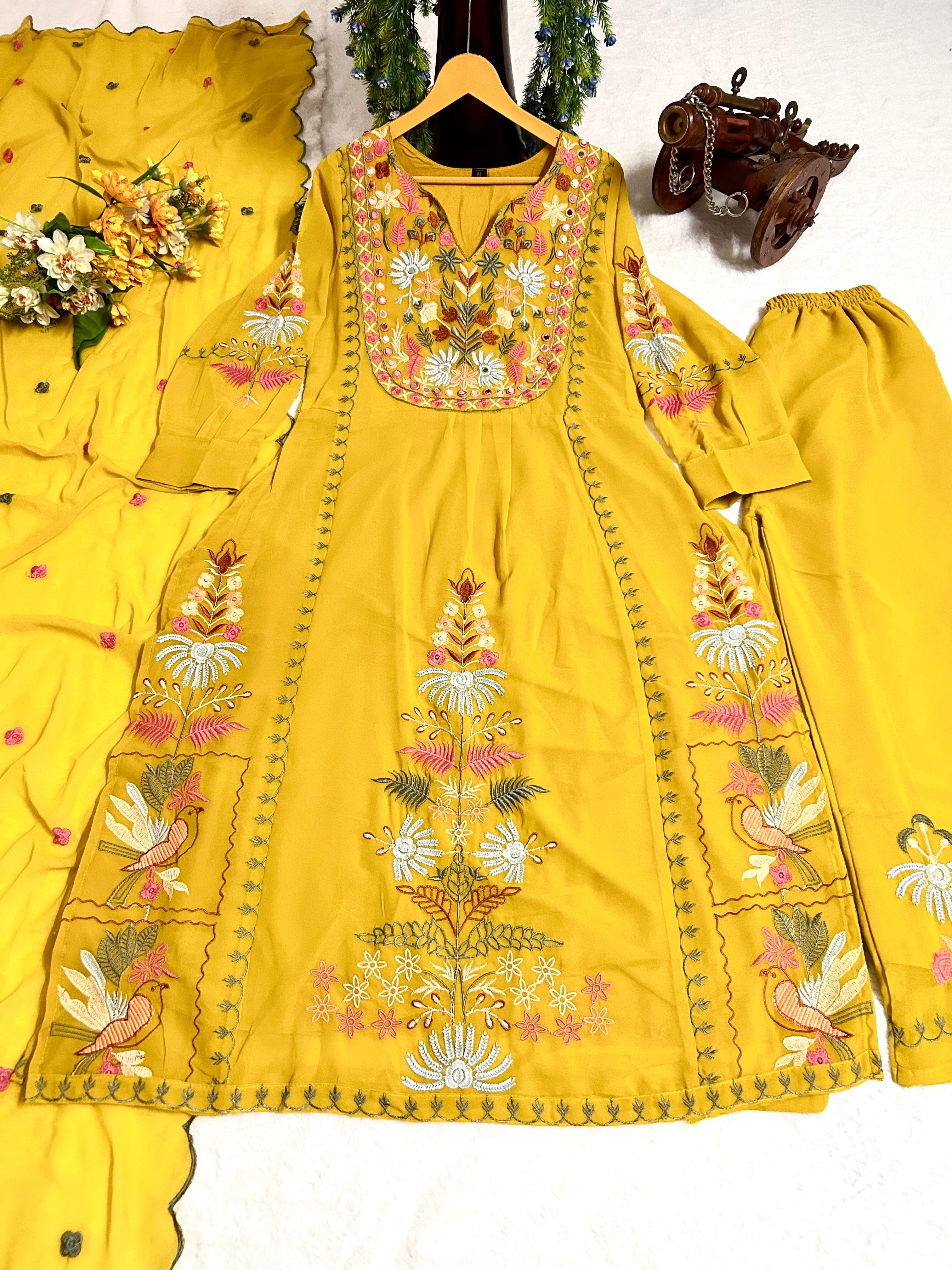 Party Wear Beautiful Top And Bottom With Dupatta