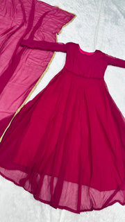 Party Wear Designer Anarkali Gown And Beautiful Dupatta