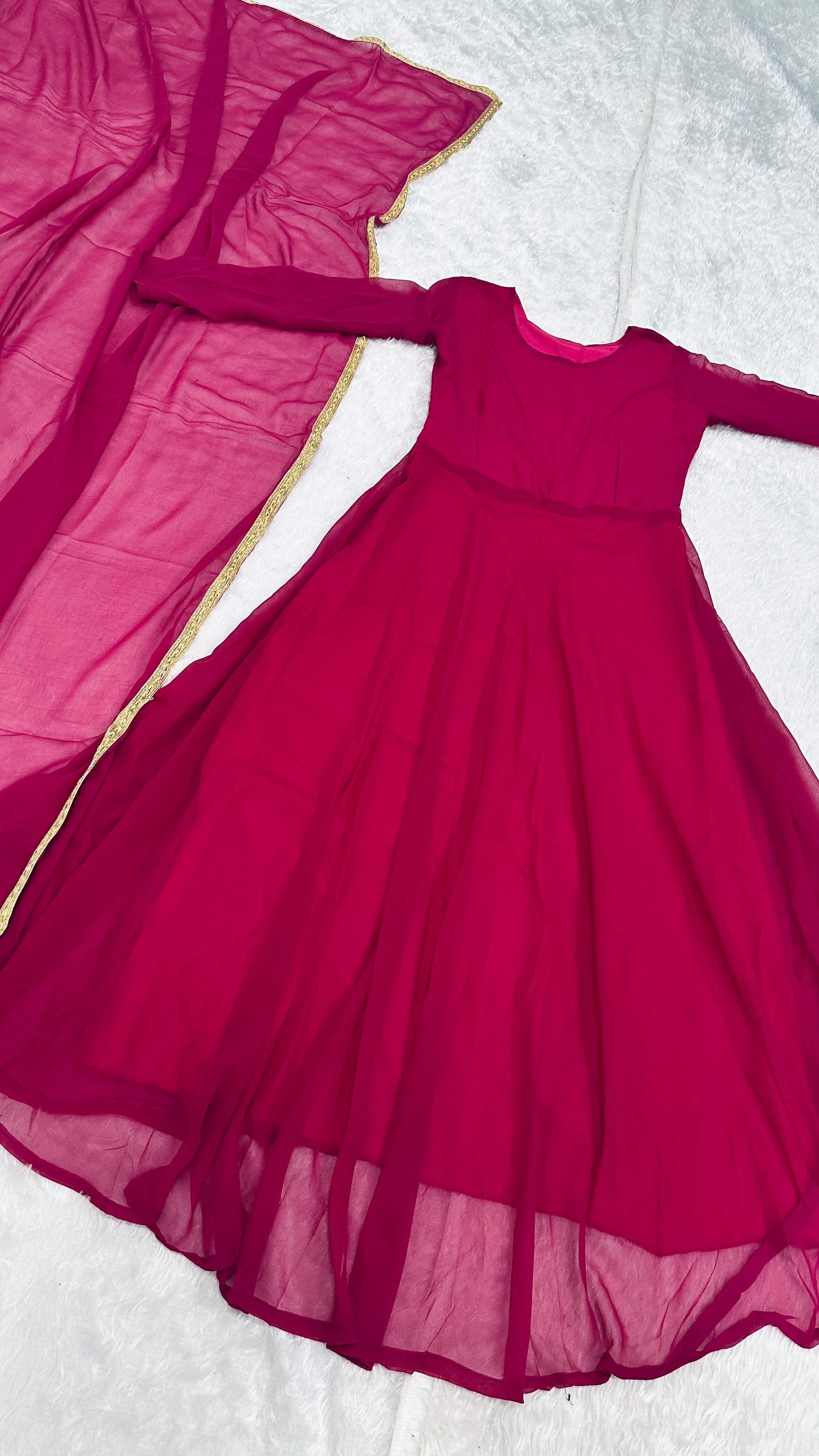 Party Wear Designer Anarkali Gown And Beautiful Dupatta