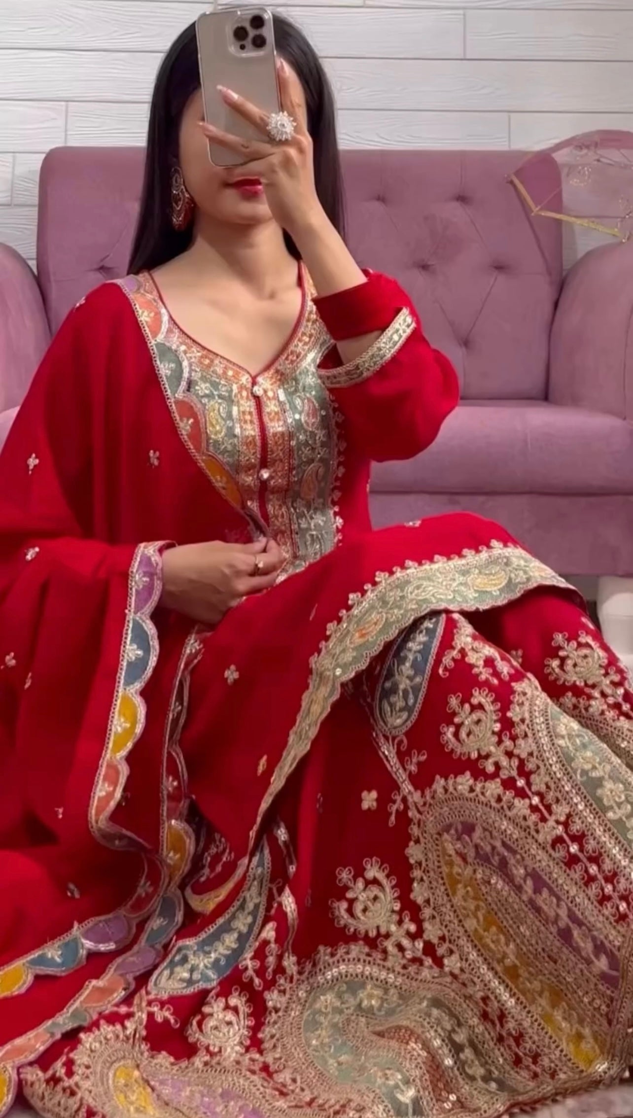 Party Wear Look Fancy Top-Dupatta And Fully Stitched Sharara