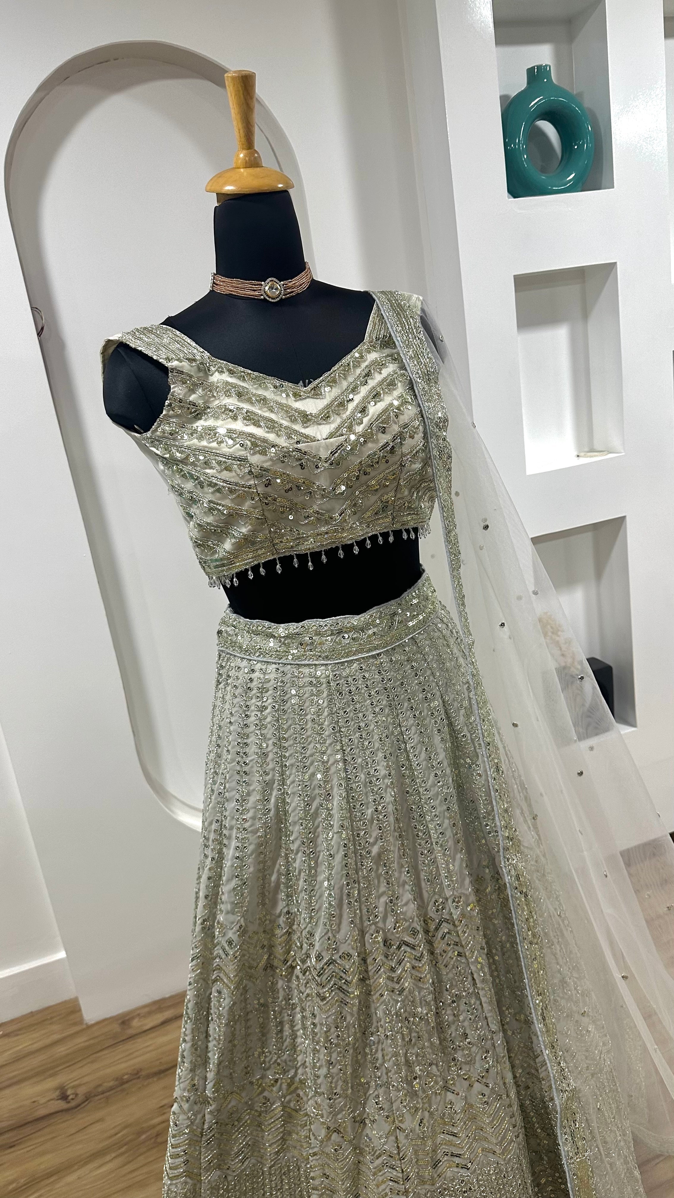 Party Wear Designer Lehenga Choli With Sequence Work