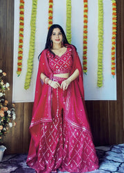 Party Wear Indo Western With Foil Mirror Work & Thread Work