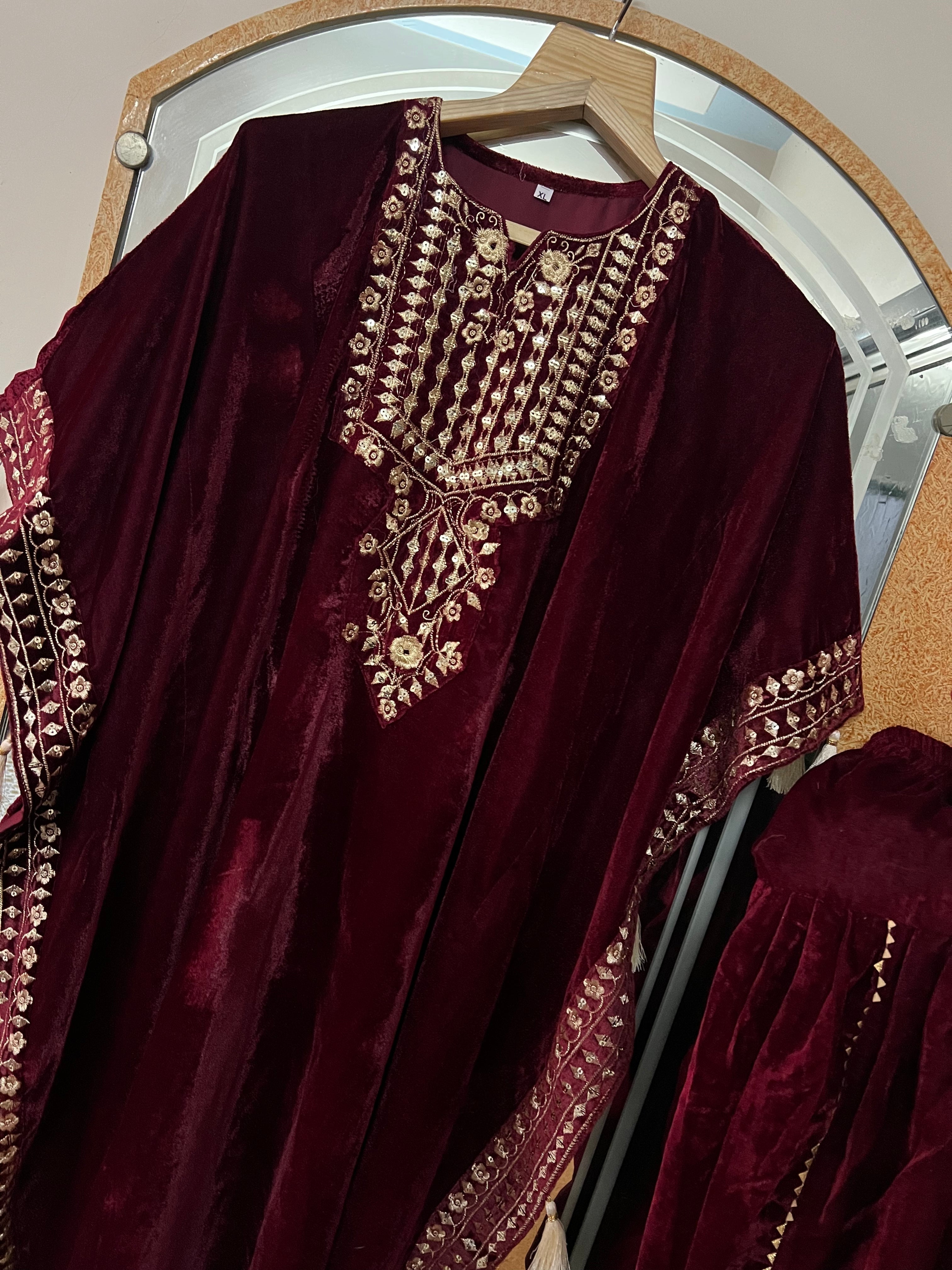 Designer Party Wear Look Kaftan And Dhoti