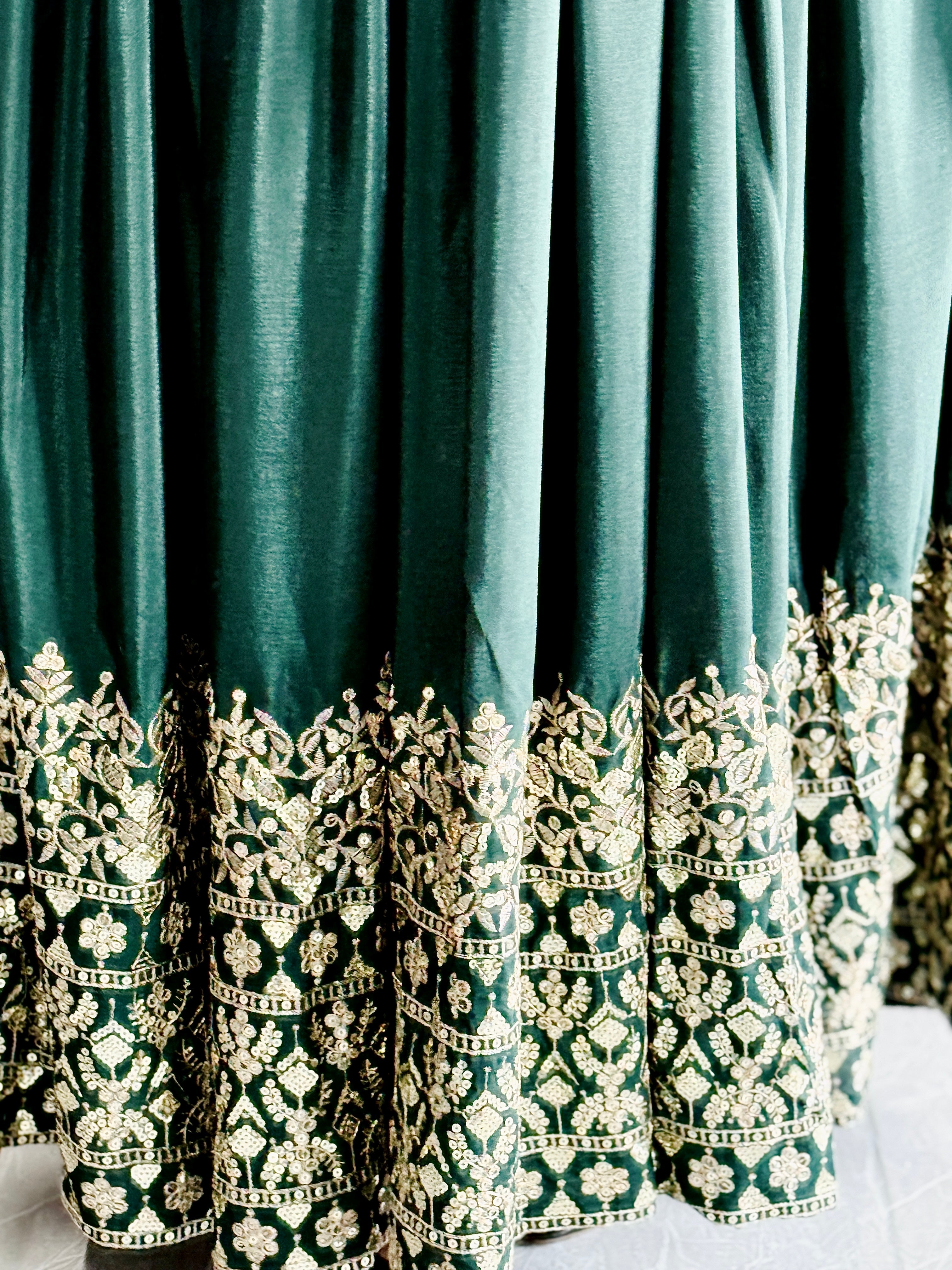 Party Wear Designer Gown-Pent And Dupatta Set