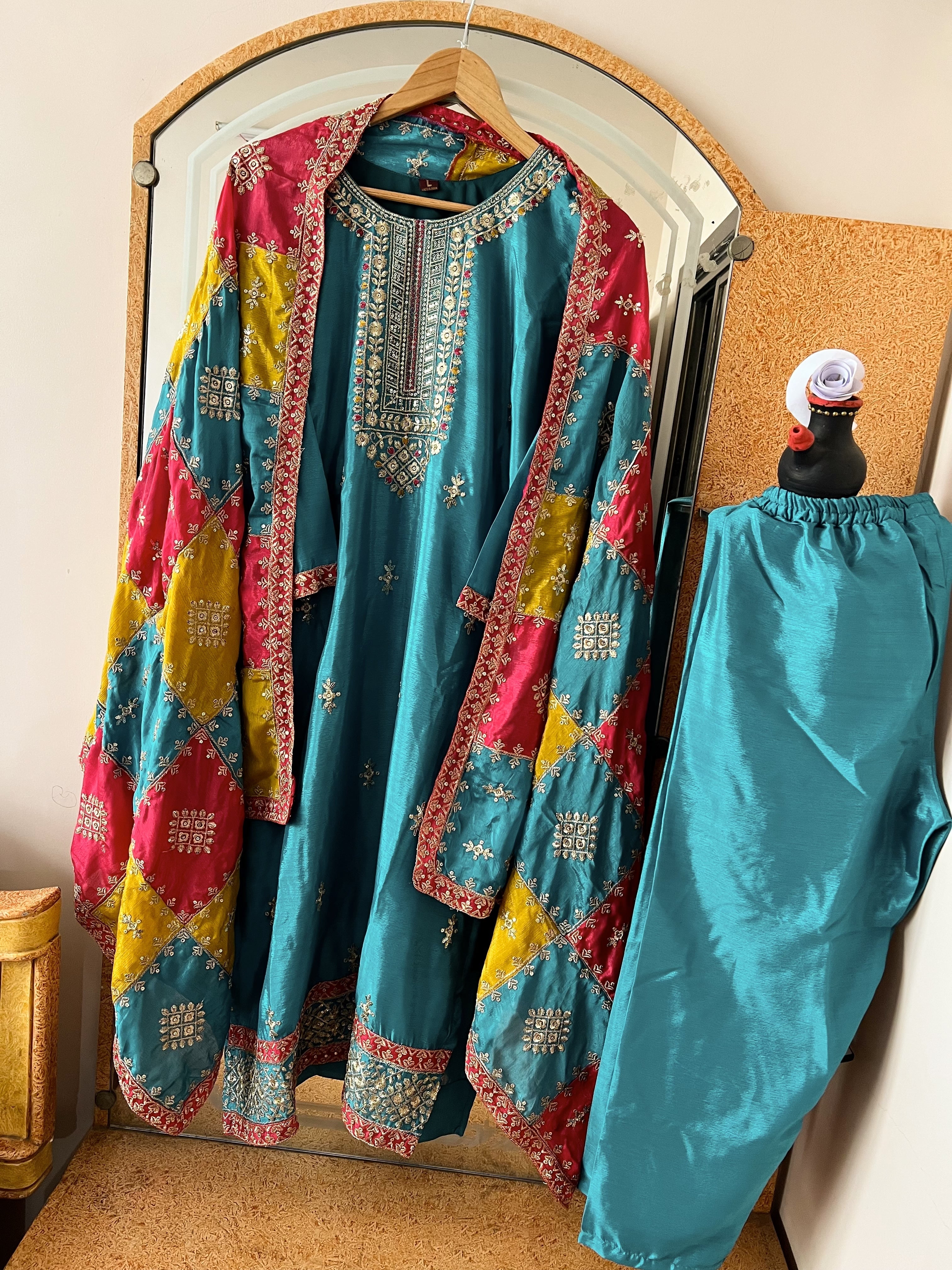 Party Wear Beautiful Top-Bottom And Fancy Dupatta