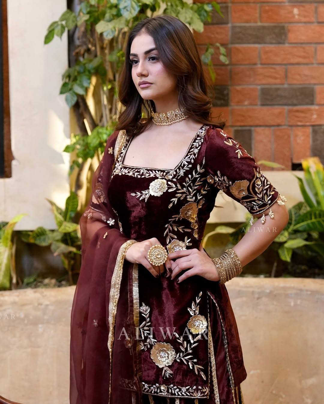 Designer Party Wear Top Bottom And Dupatta With Heavy Embroidery Work