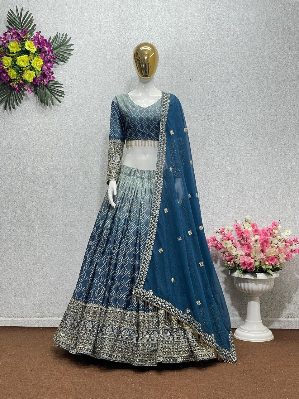 Party Wear Beautiful Lehenga Choli With Fancy Dupatta