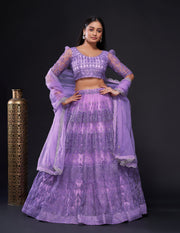 Designer Party Wear Lehenga Choli With Sequence work