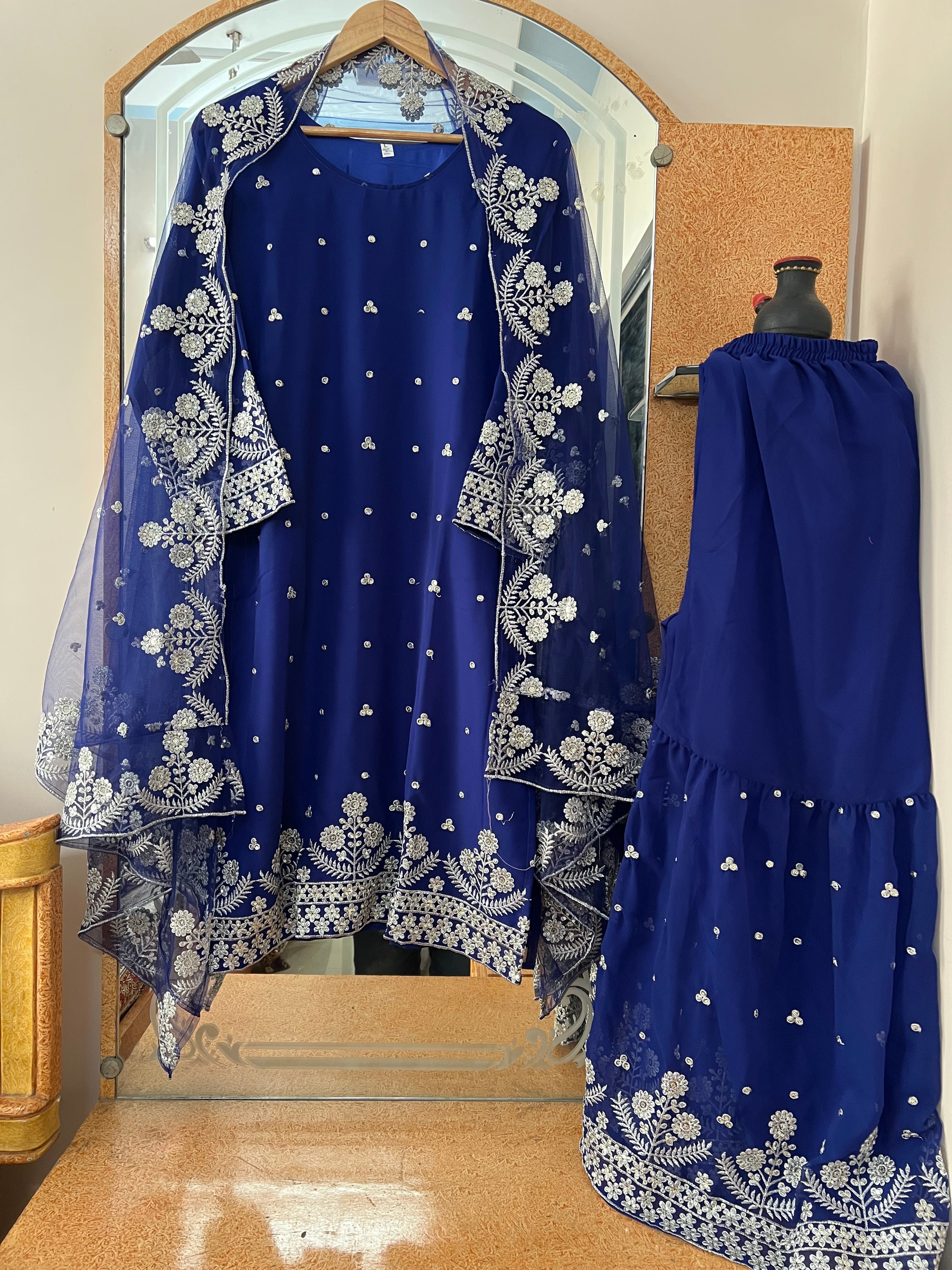 Party Wear Beautiful Top-Bottom And Fancy Dupatta