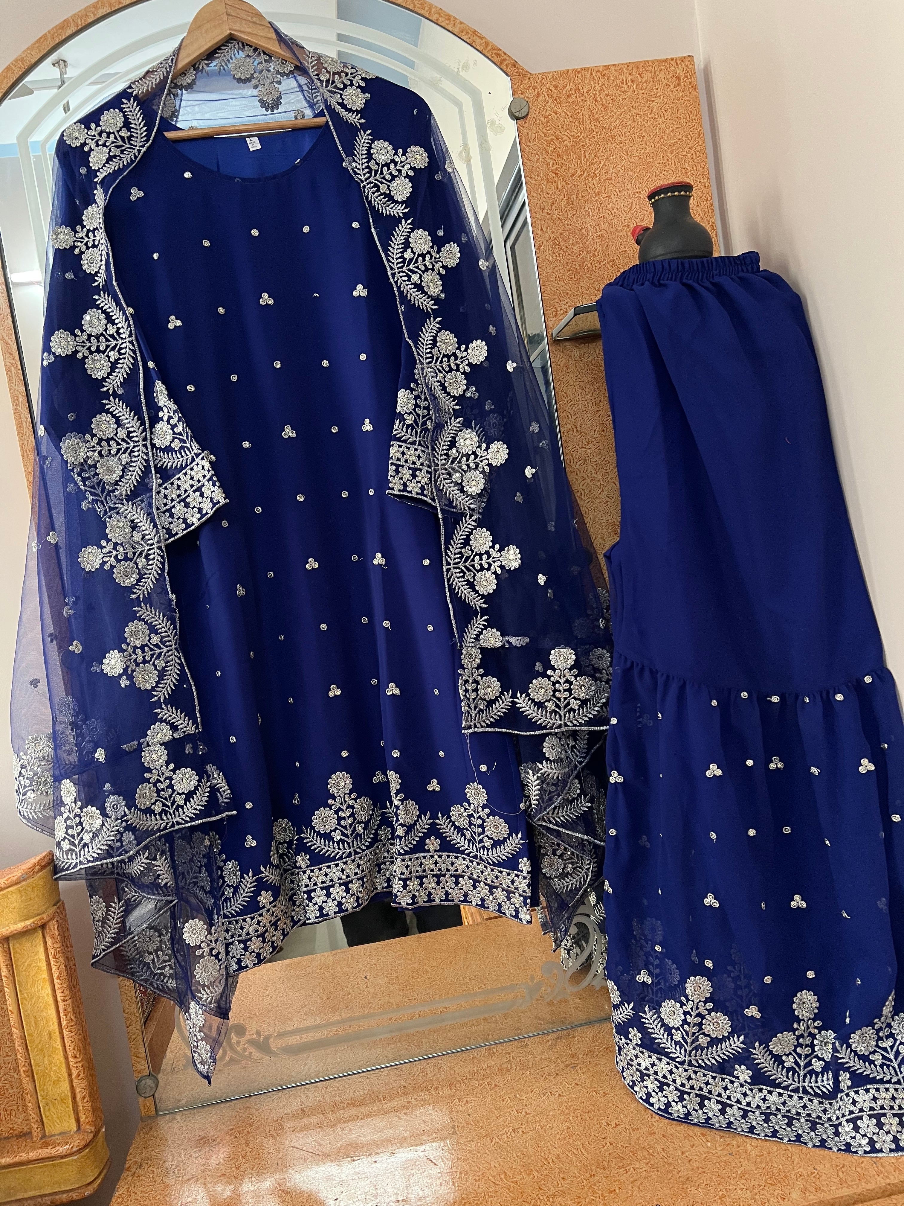 Party Wear Beautiful Top-Bottom And Fancy Dupatta