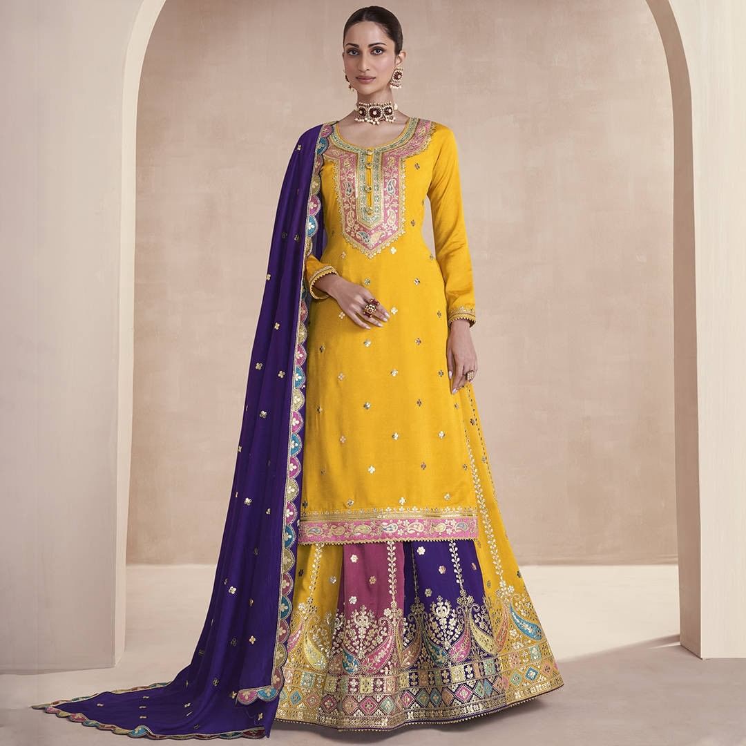 Party Wear Look Top, Lehenga And Designer Dupatta