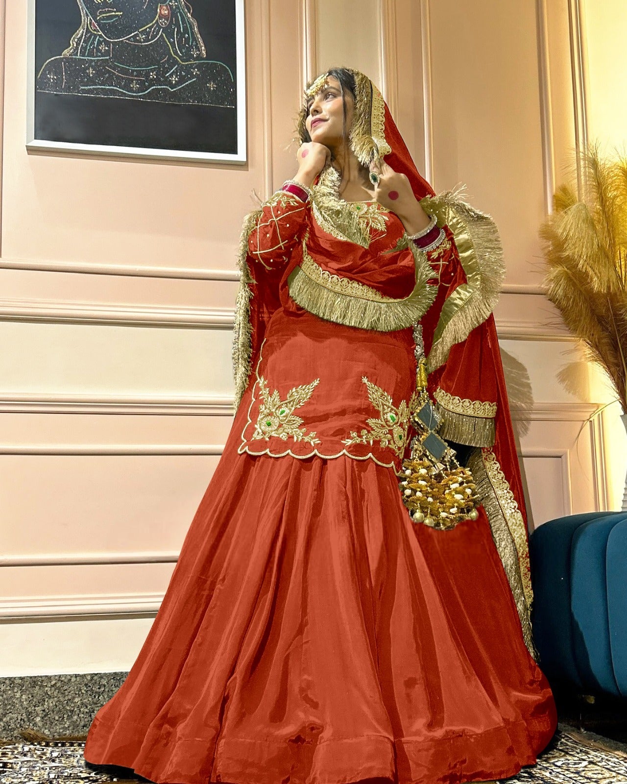 Beautiful Party Wear Top Lehenga And Fancy Dupatta
