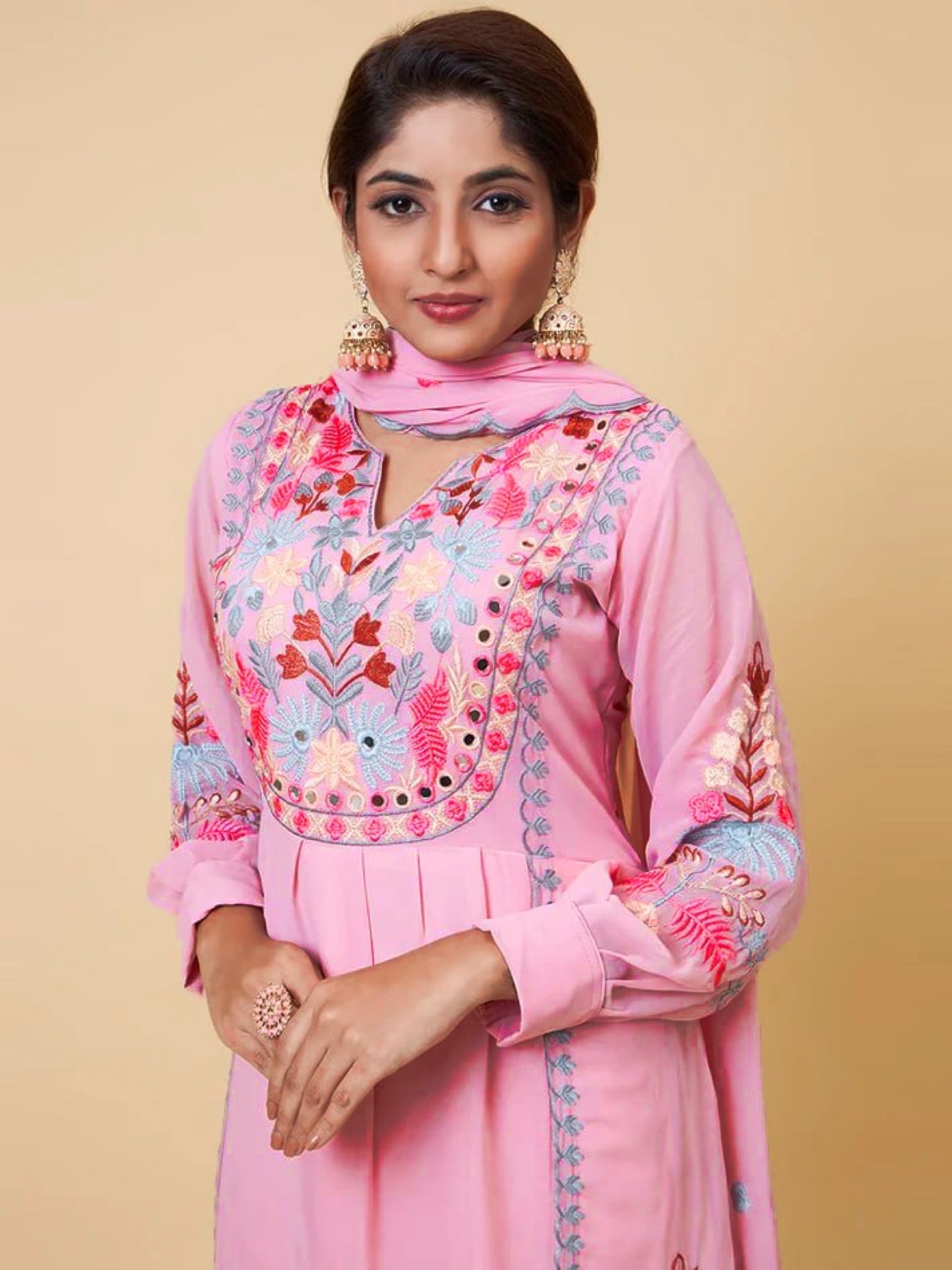 Party Wear Beautiful Top And Bottom With Dupatta