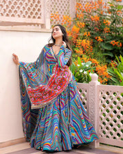 Designer Navratri Special Lehenga -Choli With Digital Print