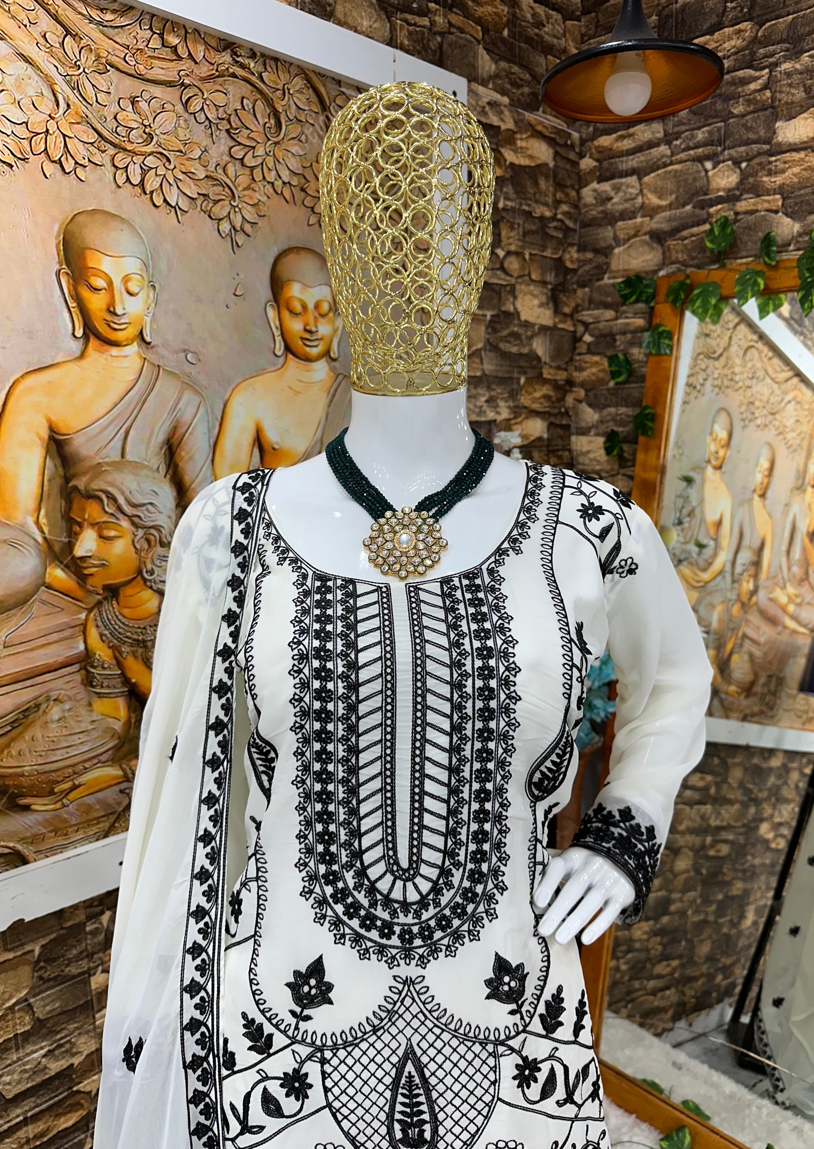 Designer Party Wear Top And Bottom With Beautiful Dupatta